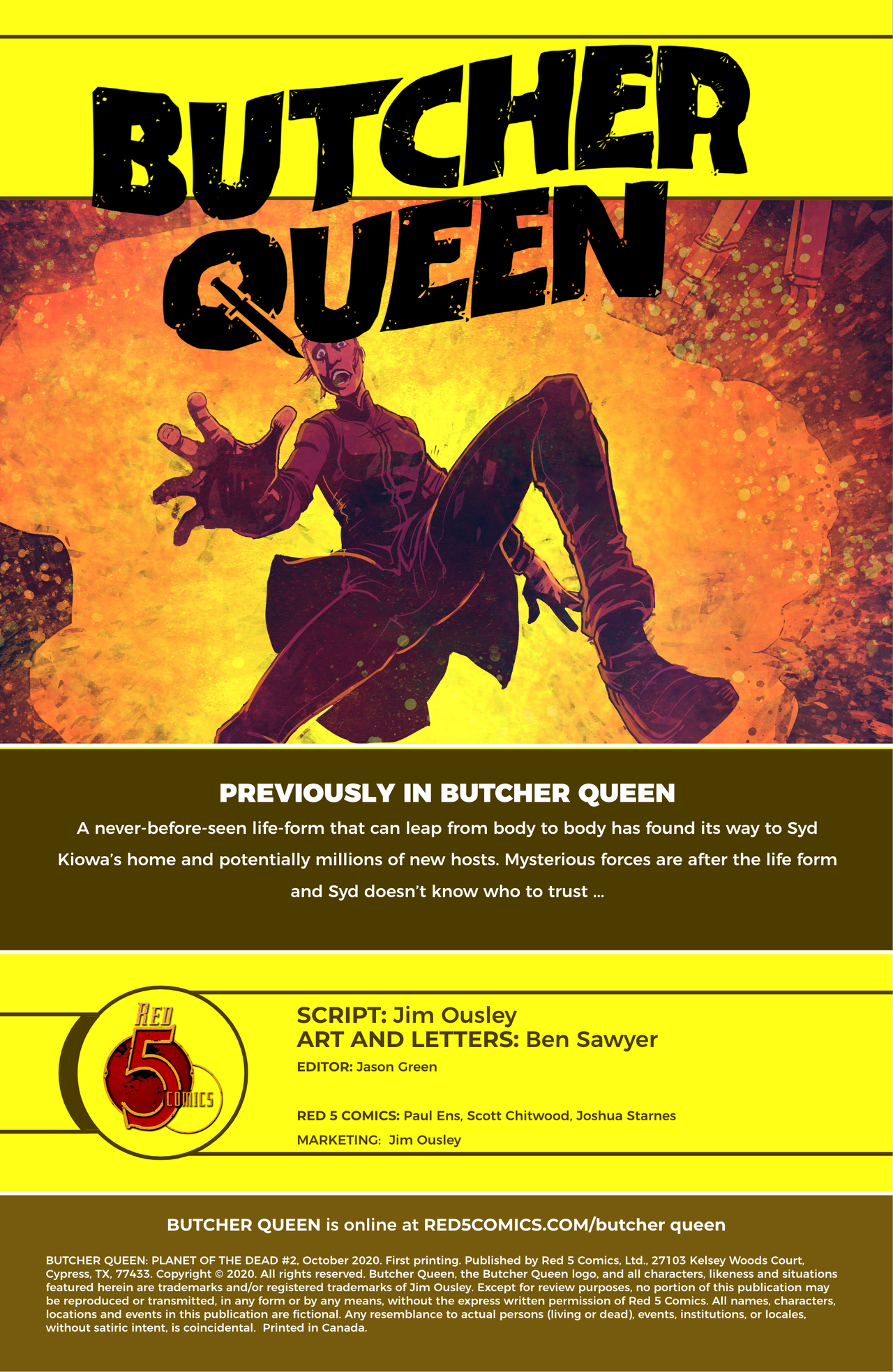Read online Butcher Queen: Planet of the Dead comic -  Issue #3 - 2