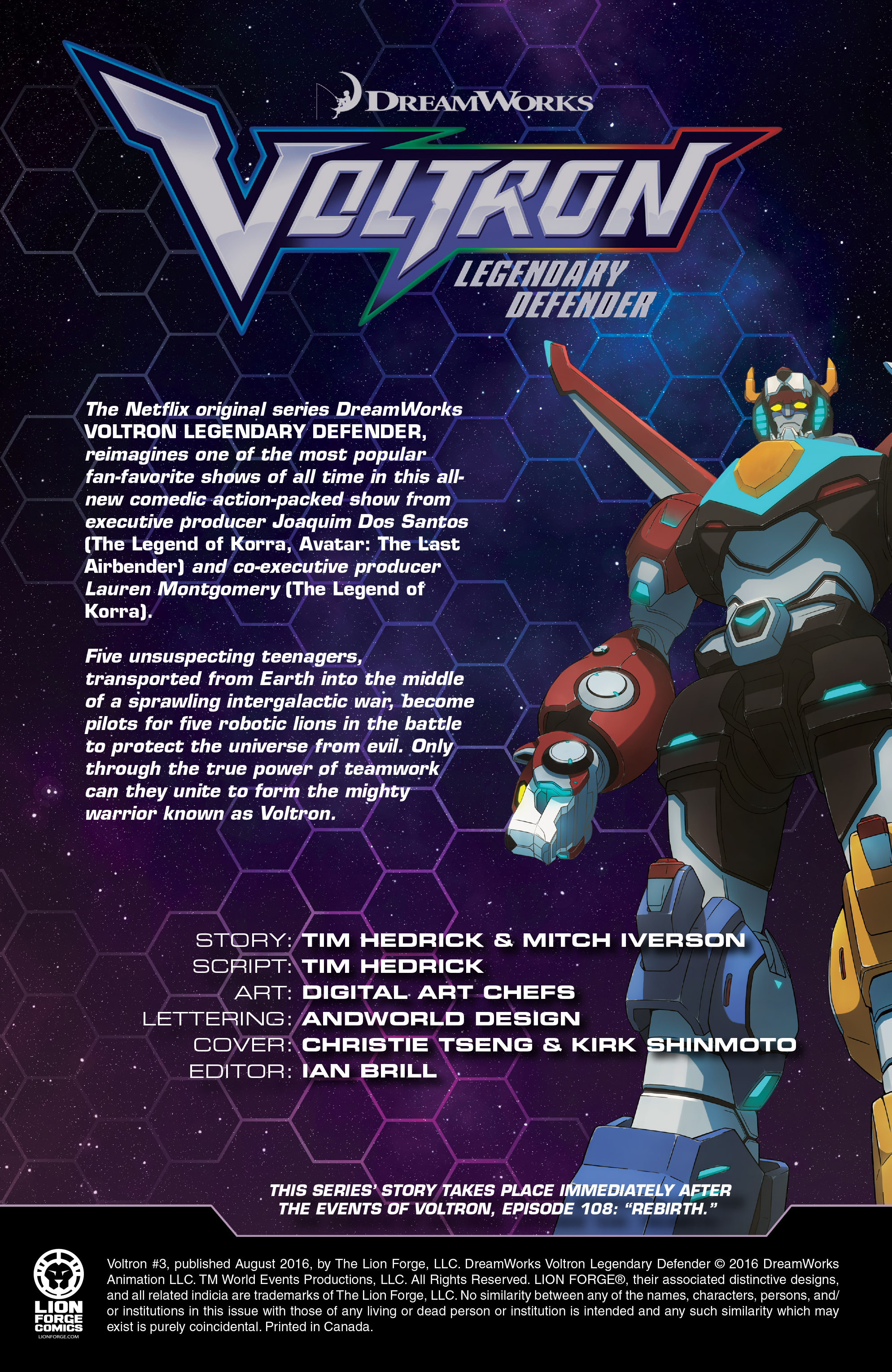 Read online Voltron: Legendary Defender comic -  Issue #3 - 2