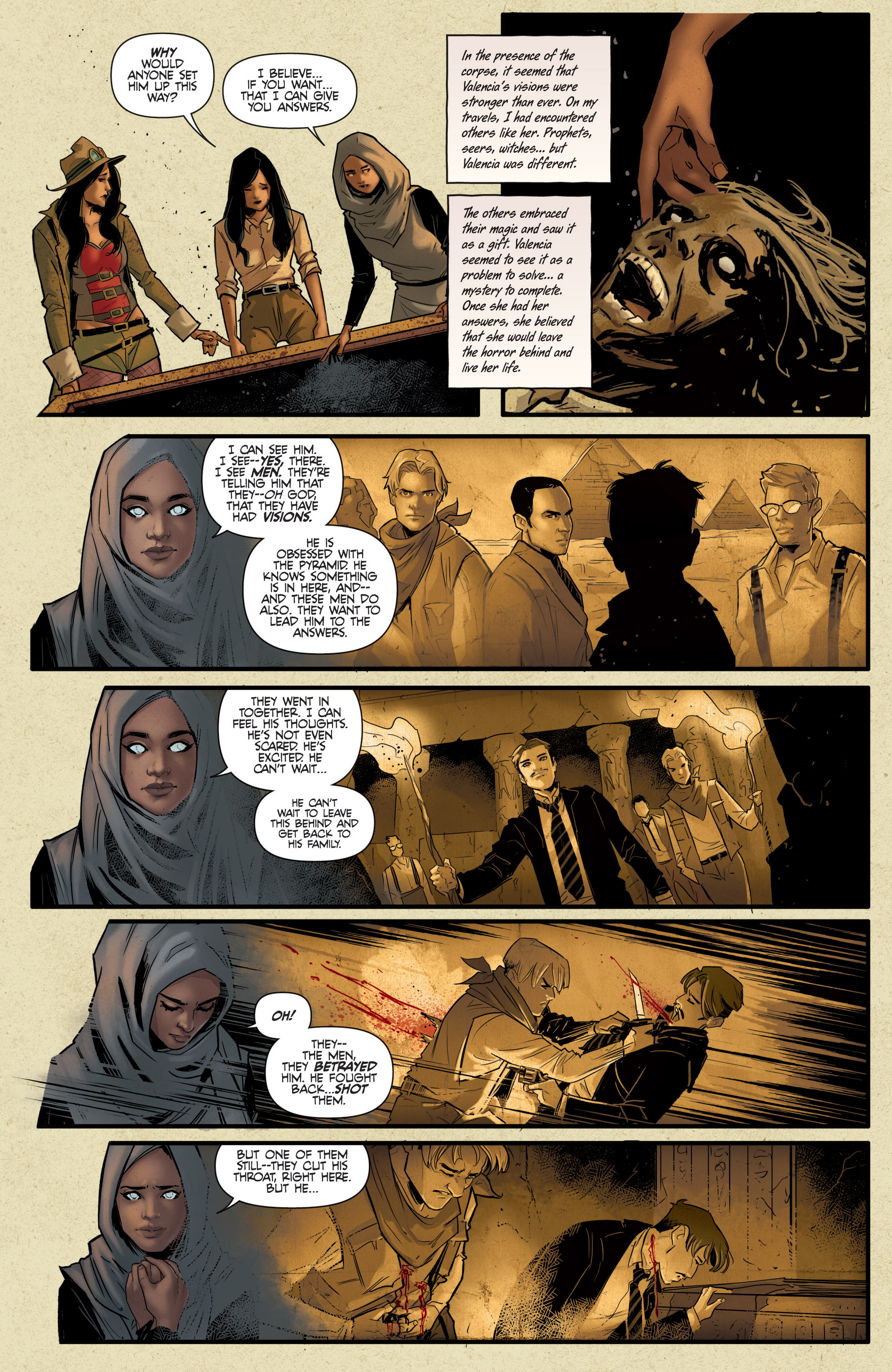 Read online Van Helsing vs The Mummy of Amun-Ra comic -  Issue #2 - 9