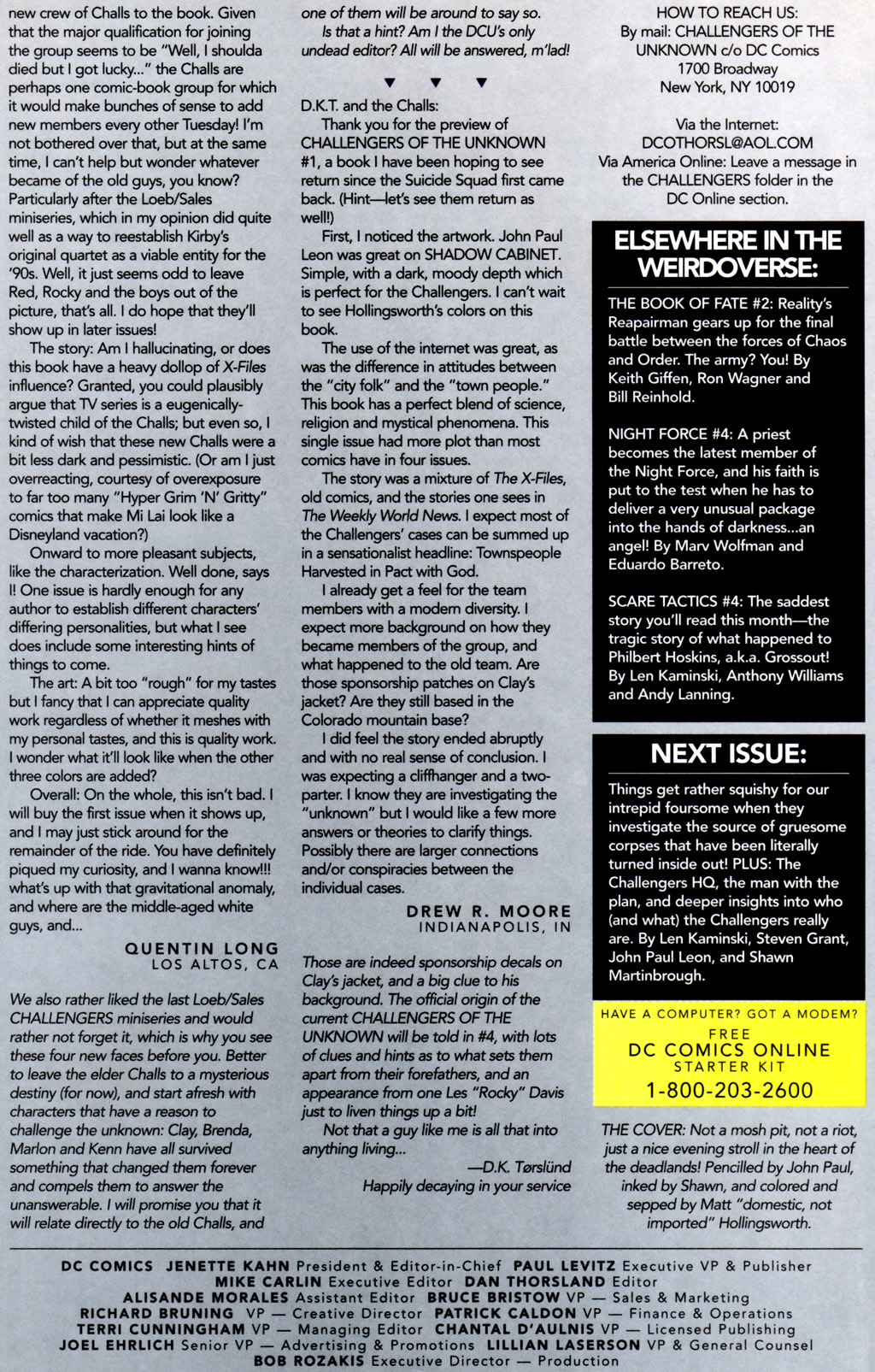 Read online Challengers of the Unknown (1997) comic -  Issue #2 - 25
