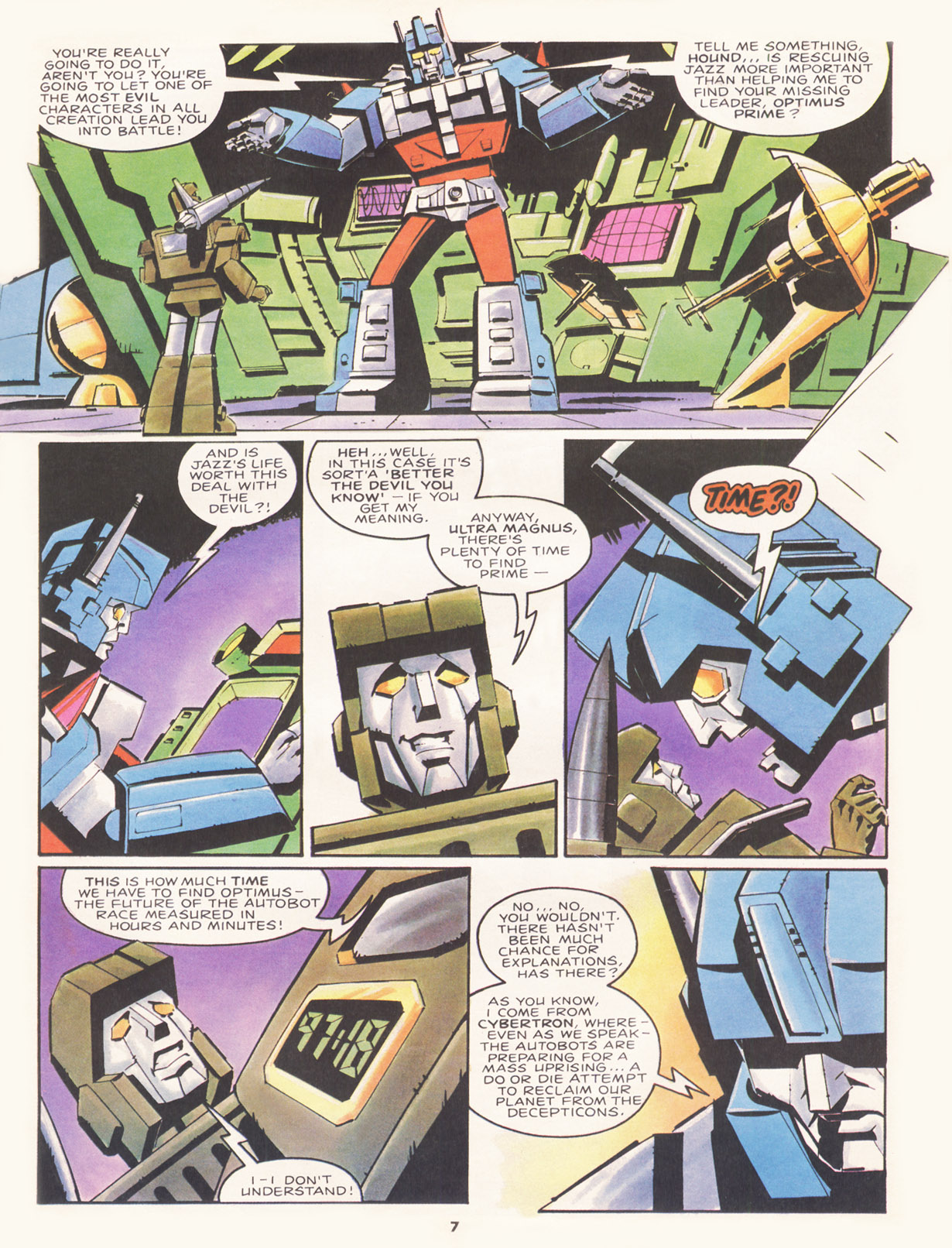 Read online The Transformers (UK) comic -  Issue #83 - 7