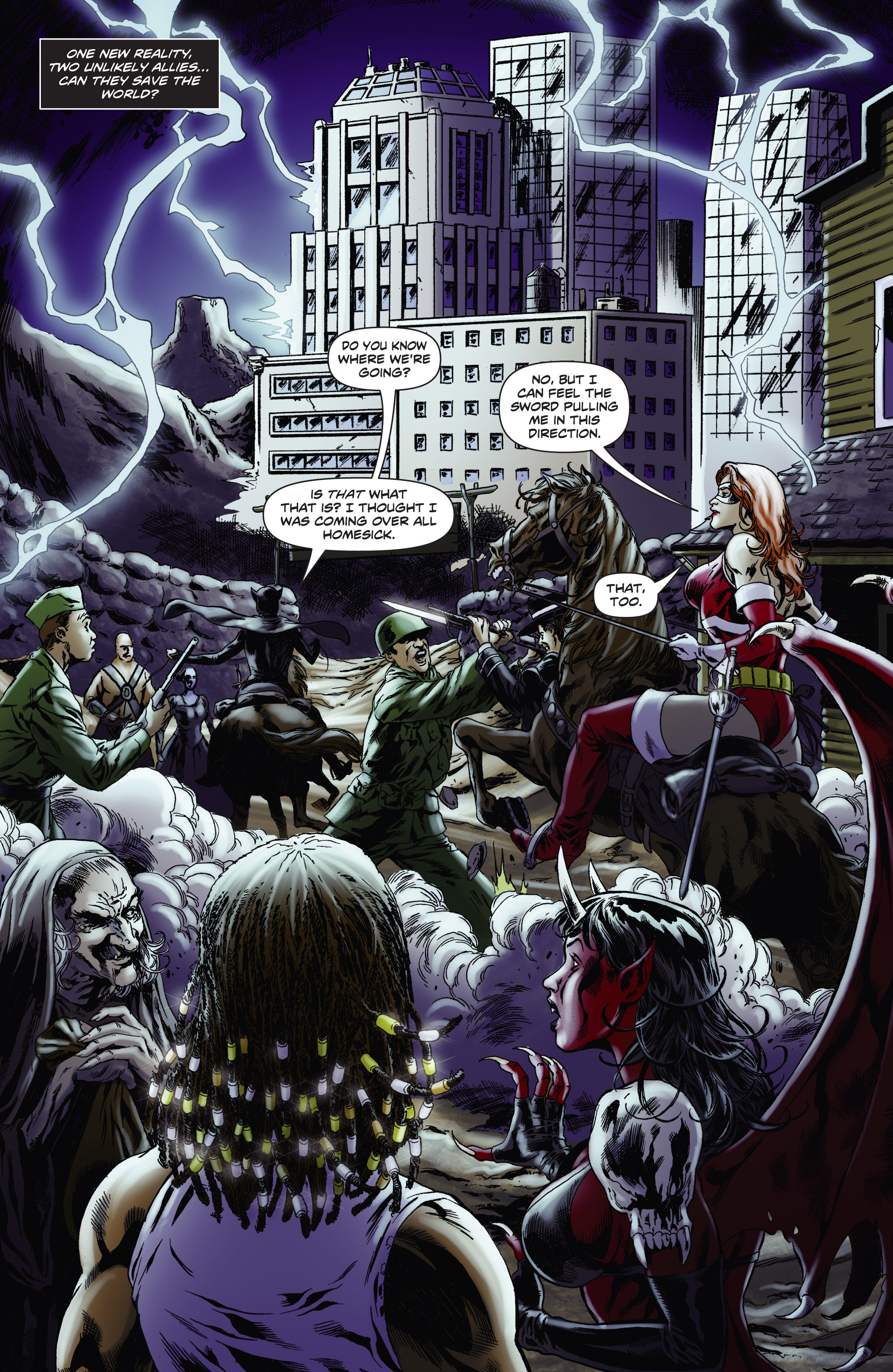 Read online Swords of Sorrow, Miss Fury & Lady Rawhide comic -  Issue # Full - 22