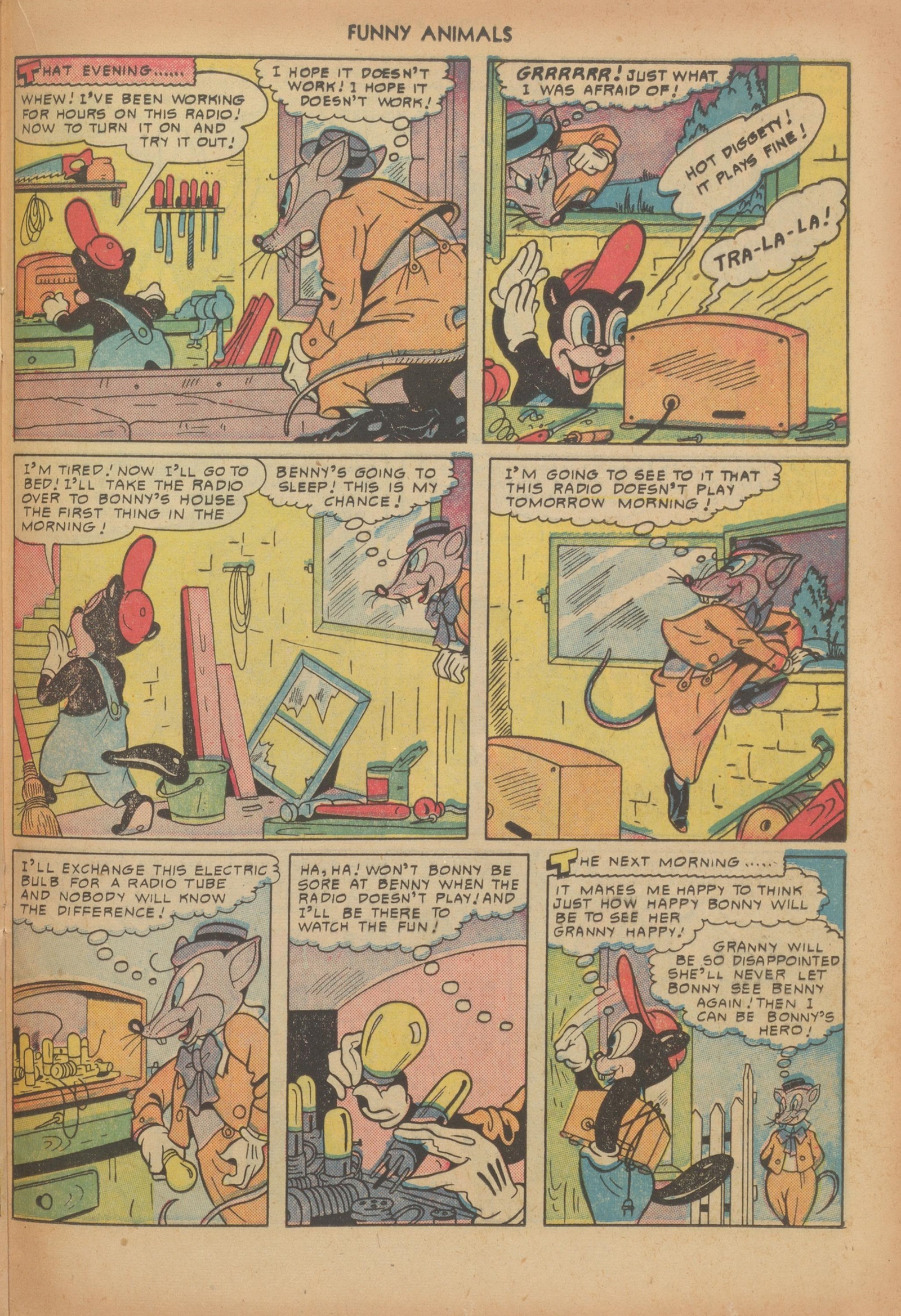 Read online Fawcett's Funny Animals comic -  Issue #68 - 21