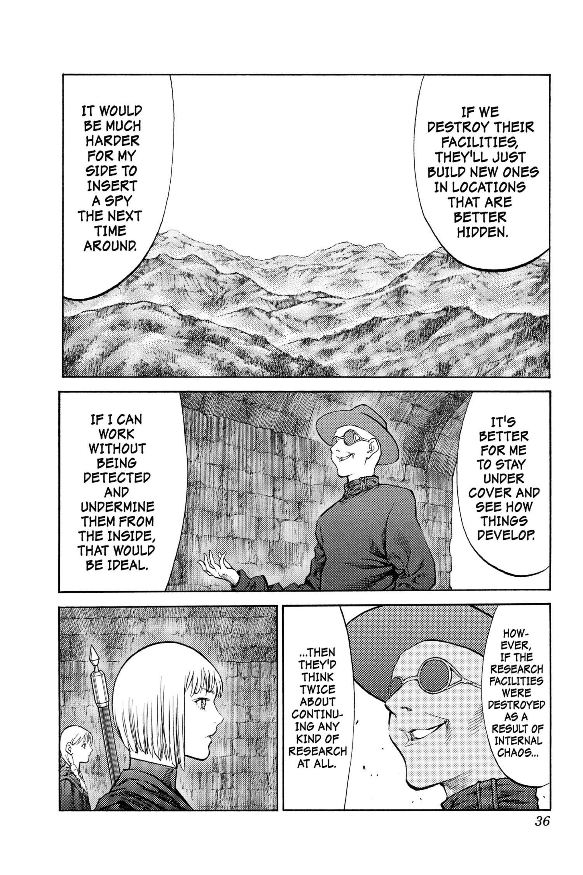 Read online Claymore comic -  Issue #16 - 35