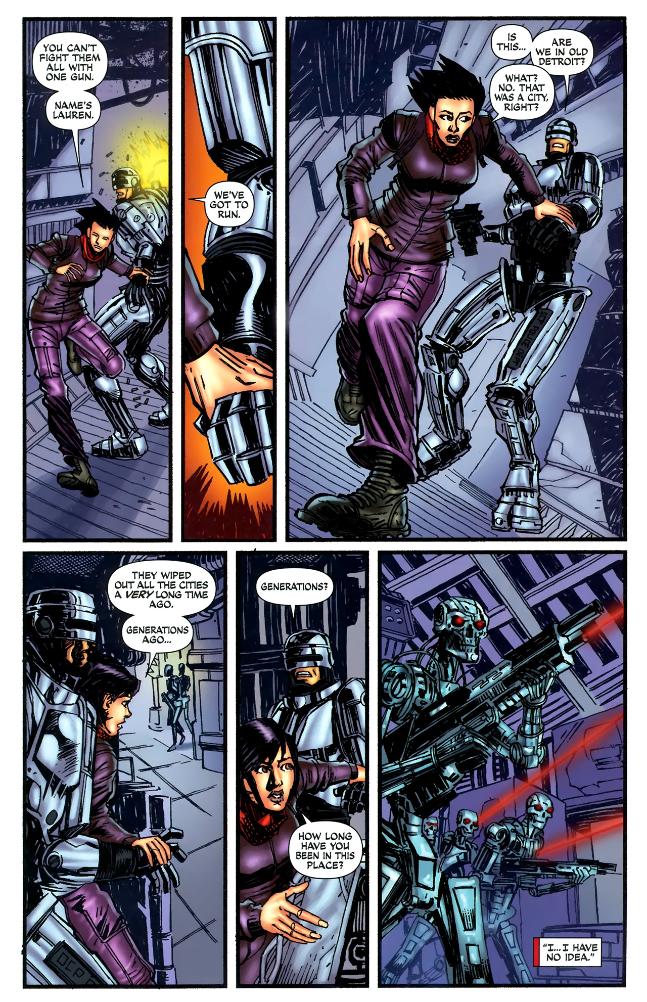 Read online Terminator/Robocop: Kill Human comic -  Issue #1 - 17