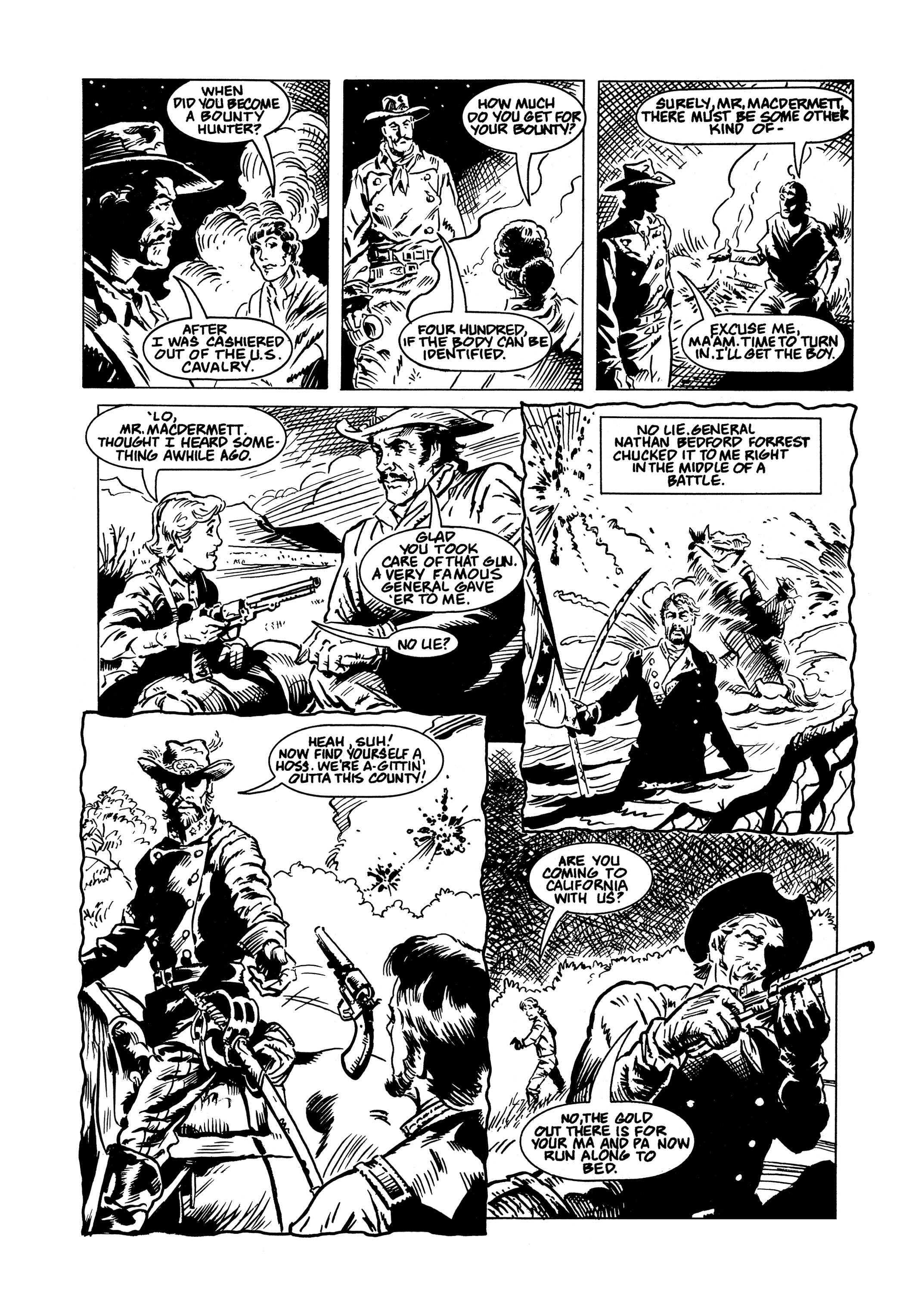 Read online Bounty and Navarro: Tales of the Old West comic -  Issue # TPB - 45