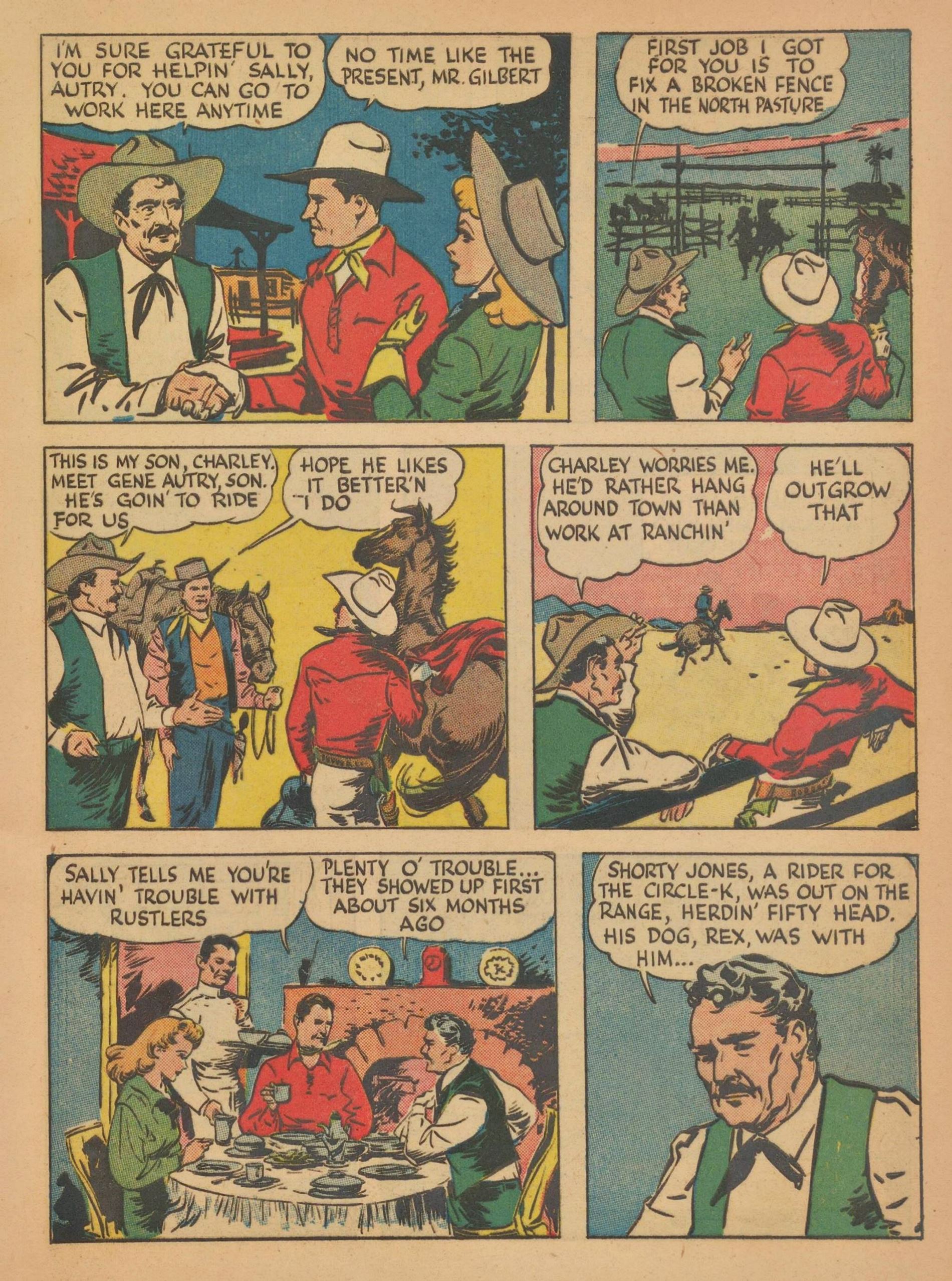 Read online Gene Autry Comics comic -  Issue #7 - 7