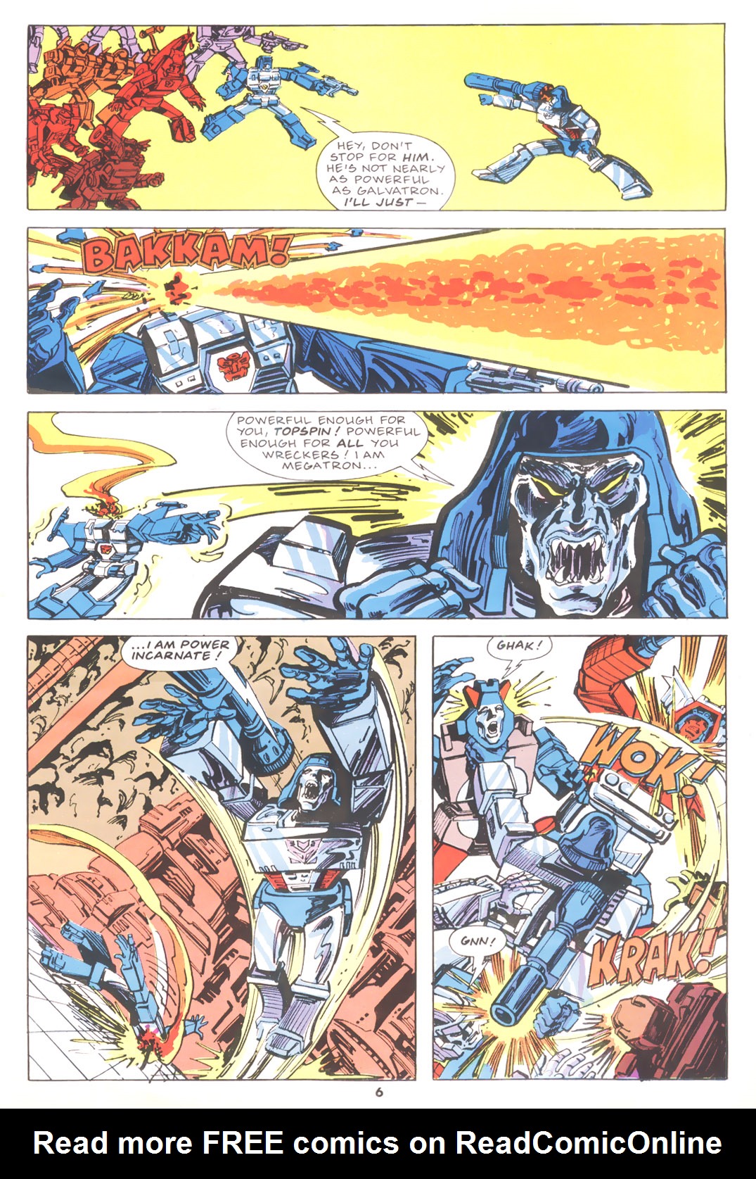 Read online The Transformers (UK) comic -  Issue #202 - 6