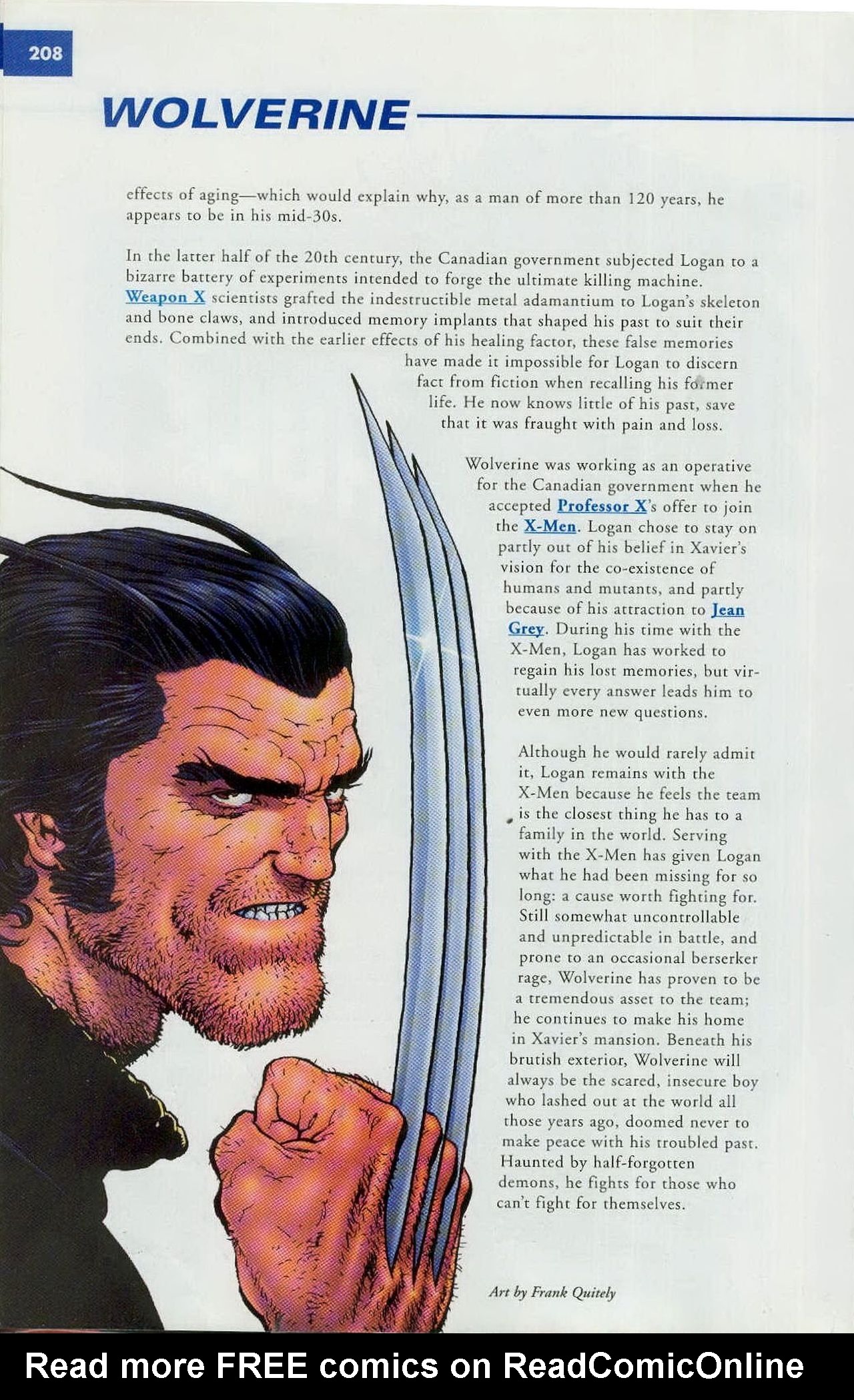 Read online Marvel Encyclopedia comic -  Issue # TPB 1 - 206