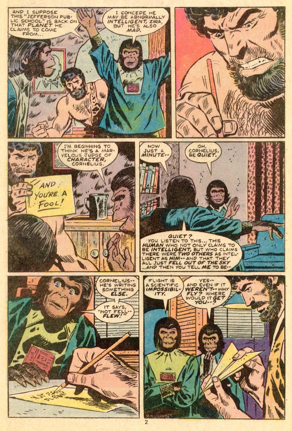 Read online Adventures on the Planet of the Apes comic -  Issue #3 - 3