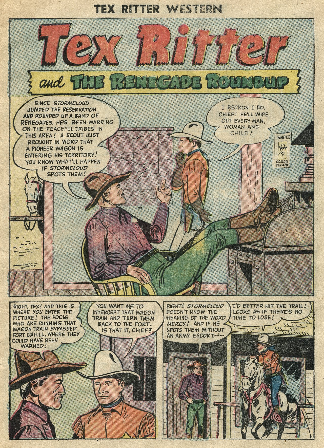 Read online Tex Ritter Western comic -  Issue #32 - 3
