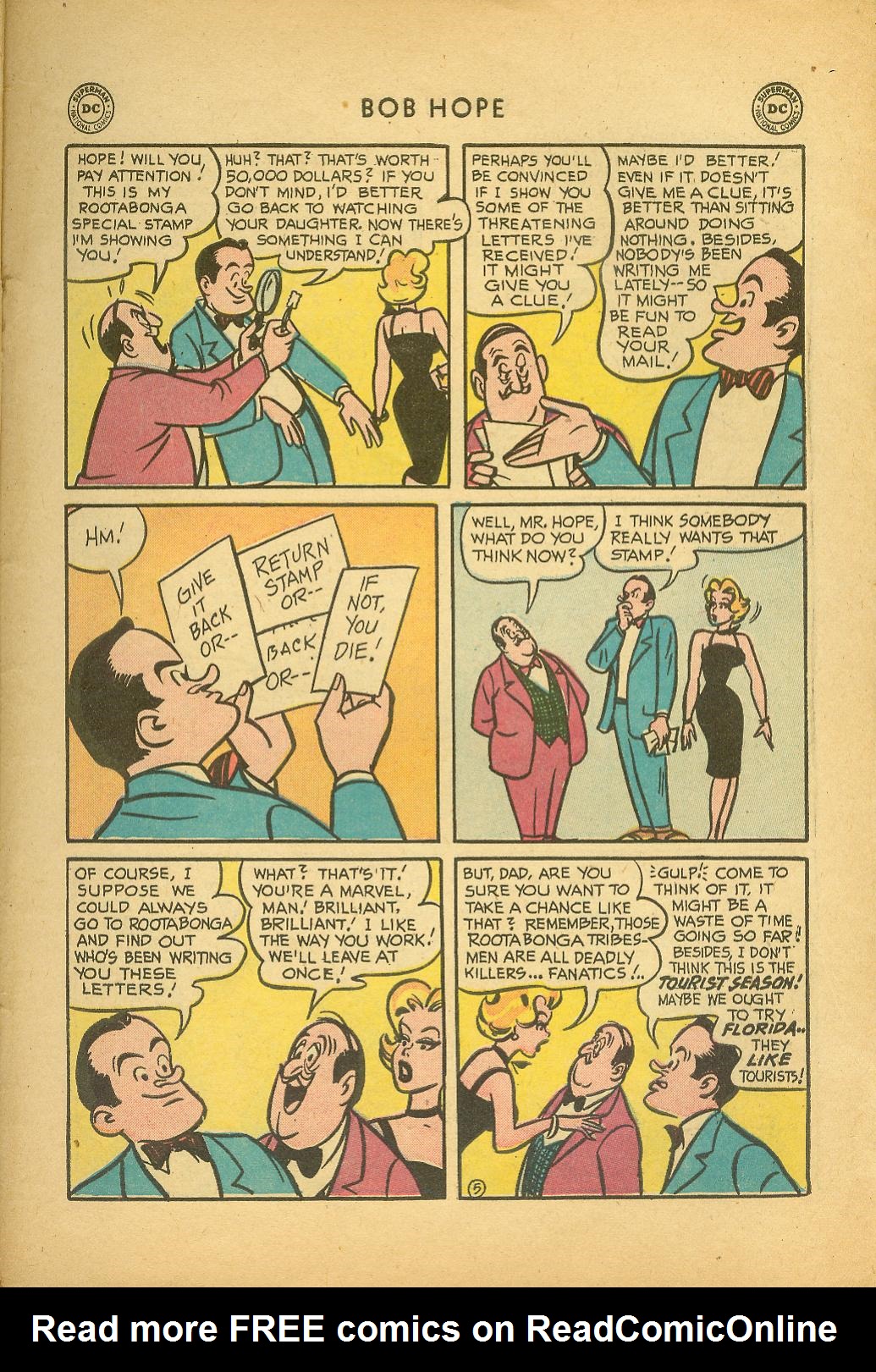 Read online The Adventures of Bob Hope comic -  Issue #48 - 7