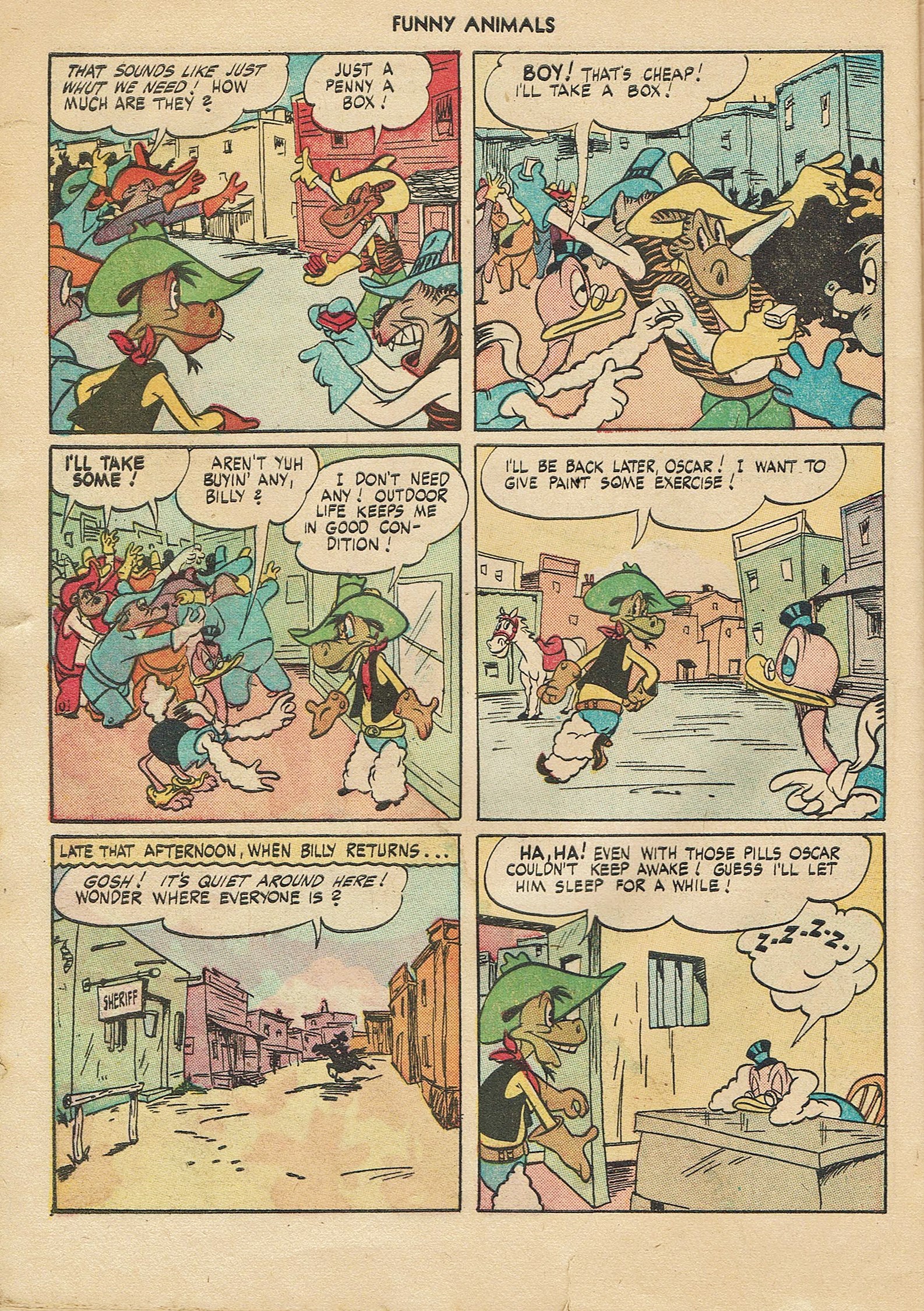 Read online Fawcett's Funny Animals comic -  Issue #46 - 44