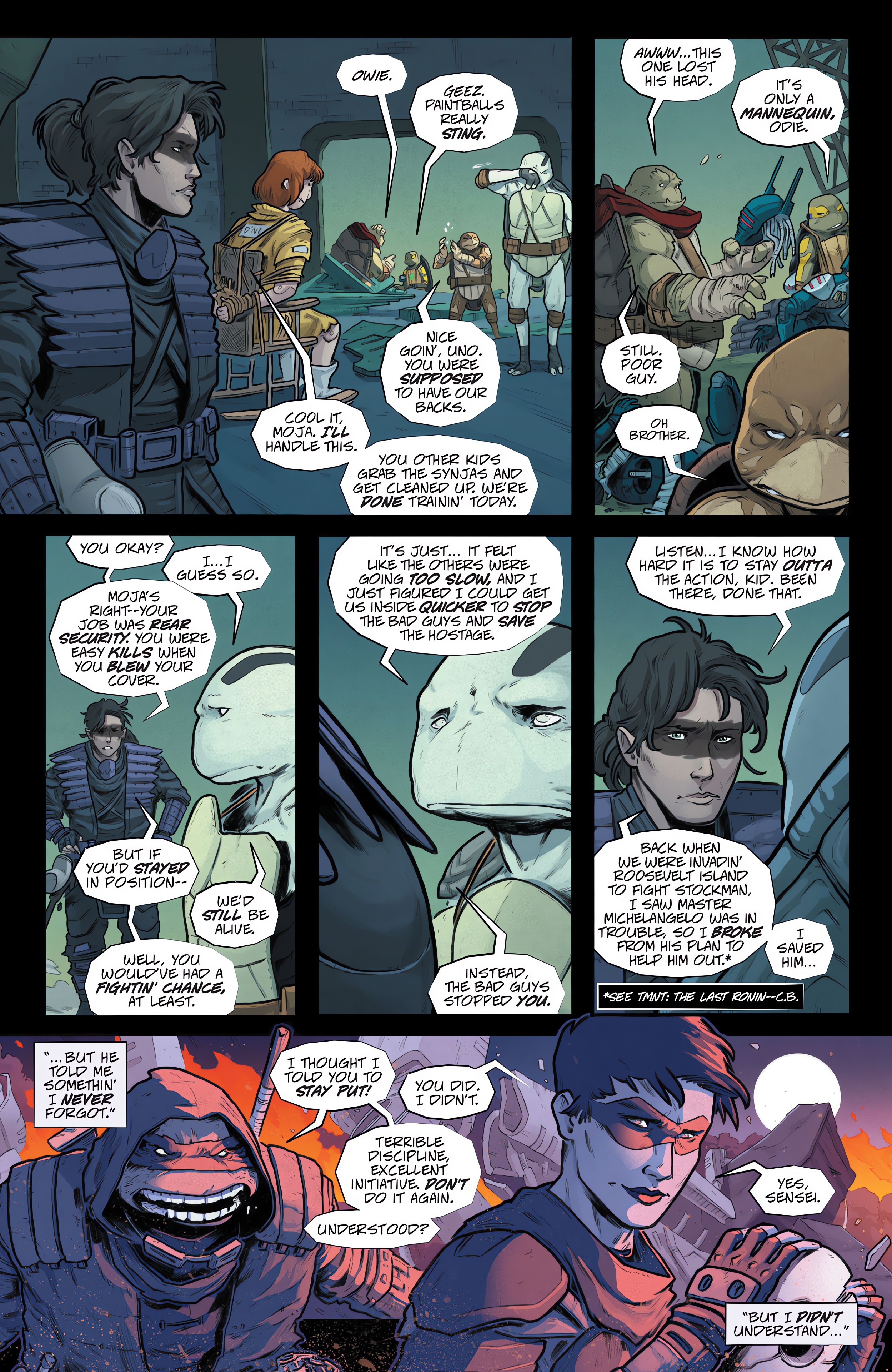 Read online Teenage Mutant Ninja Turtles: The Last Ronin - The Lost Years comic -  Issue #4 - 8
