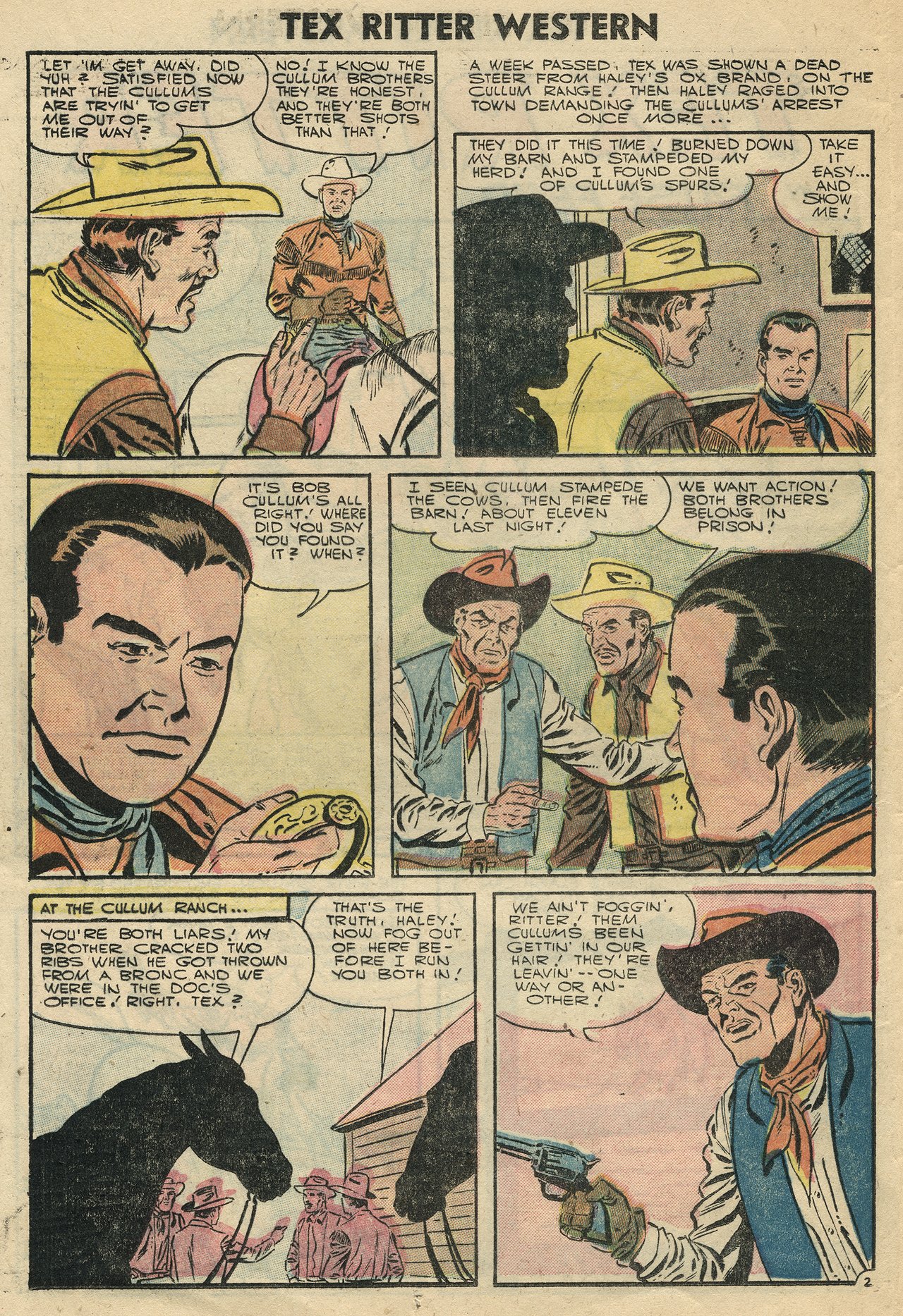 Read online Tex Ritter Western comic -  Issue #32 - 12