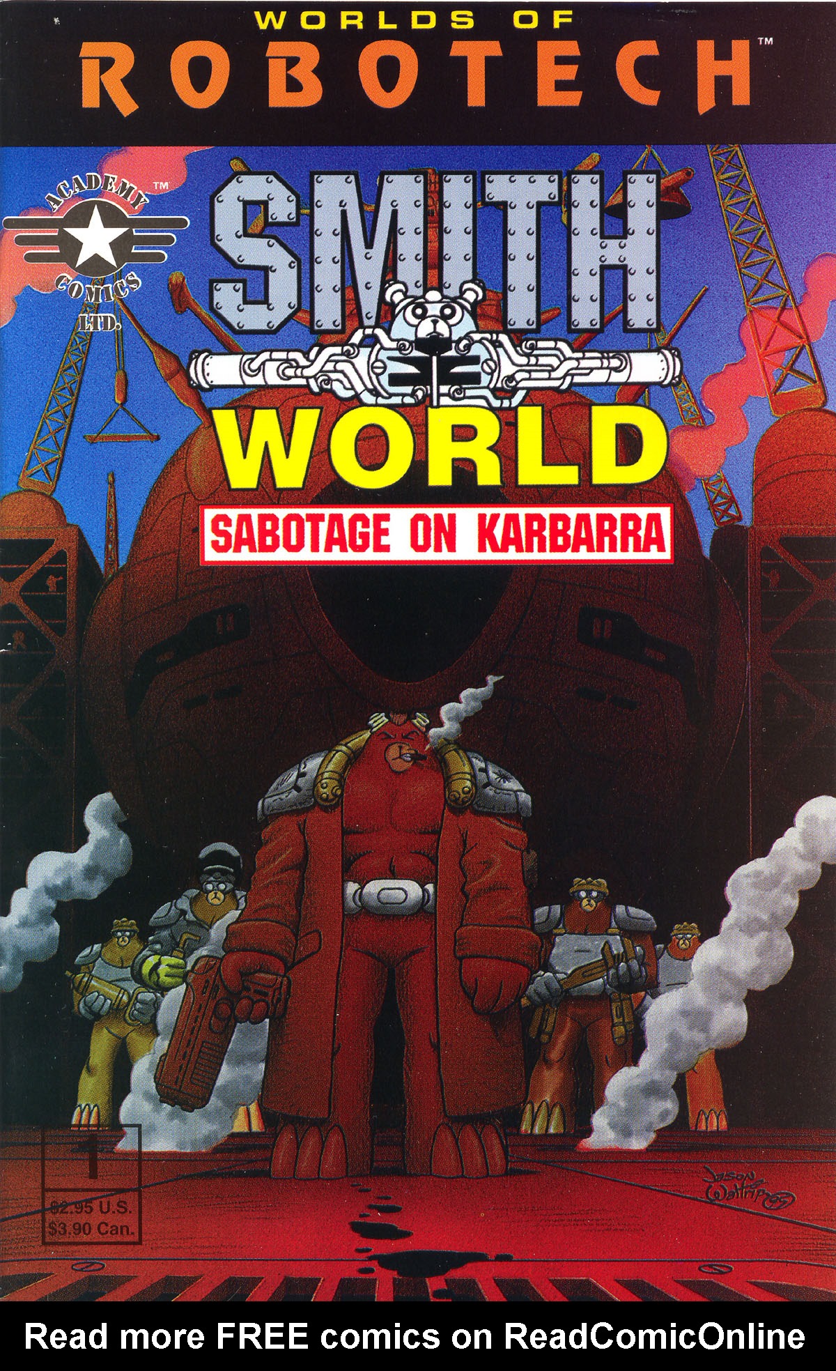Read online Robotech: Smith World - Sabotage on Karbarra comic -  Issue # Full - 1