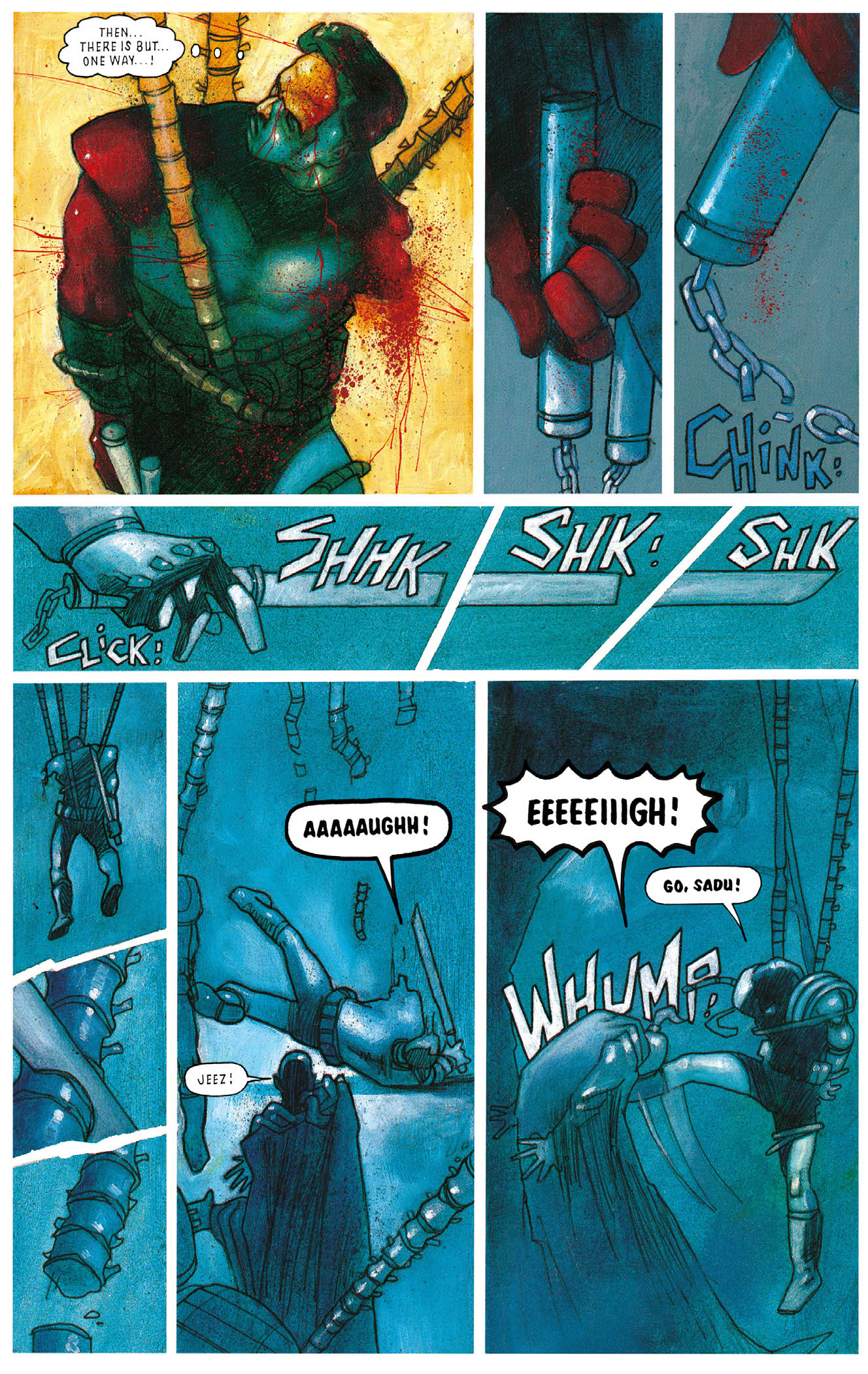 Read online Essential Judge Dredd: Judgement Day comic -  Issue # TPB - 136