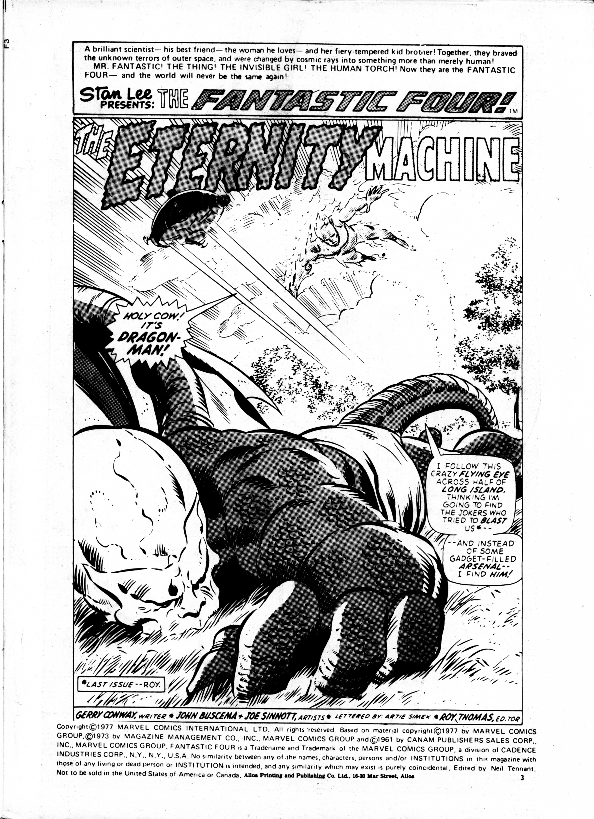 Read online Fantastic Four (1982) comic -  Issue #3 - 3