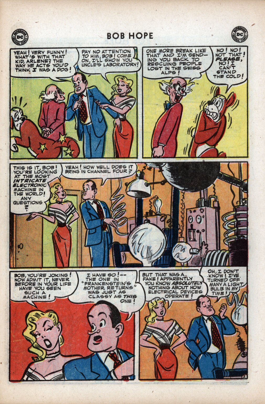 Read online The Adventures of Bob Hope comic -  Issue #14 - 12