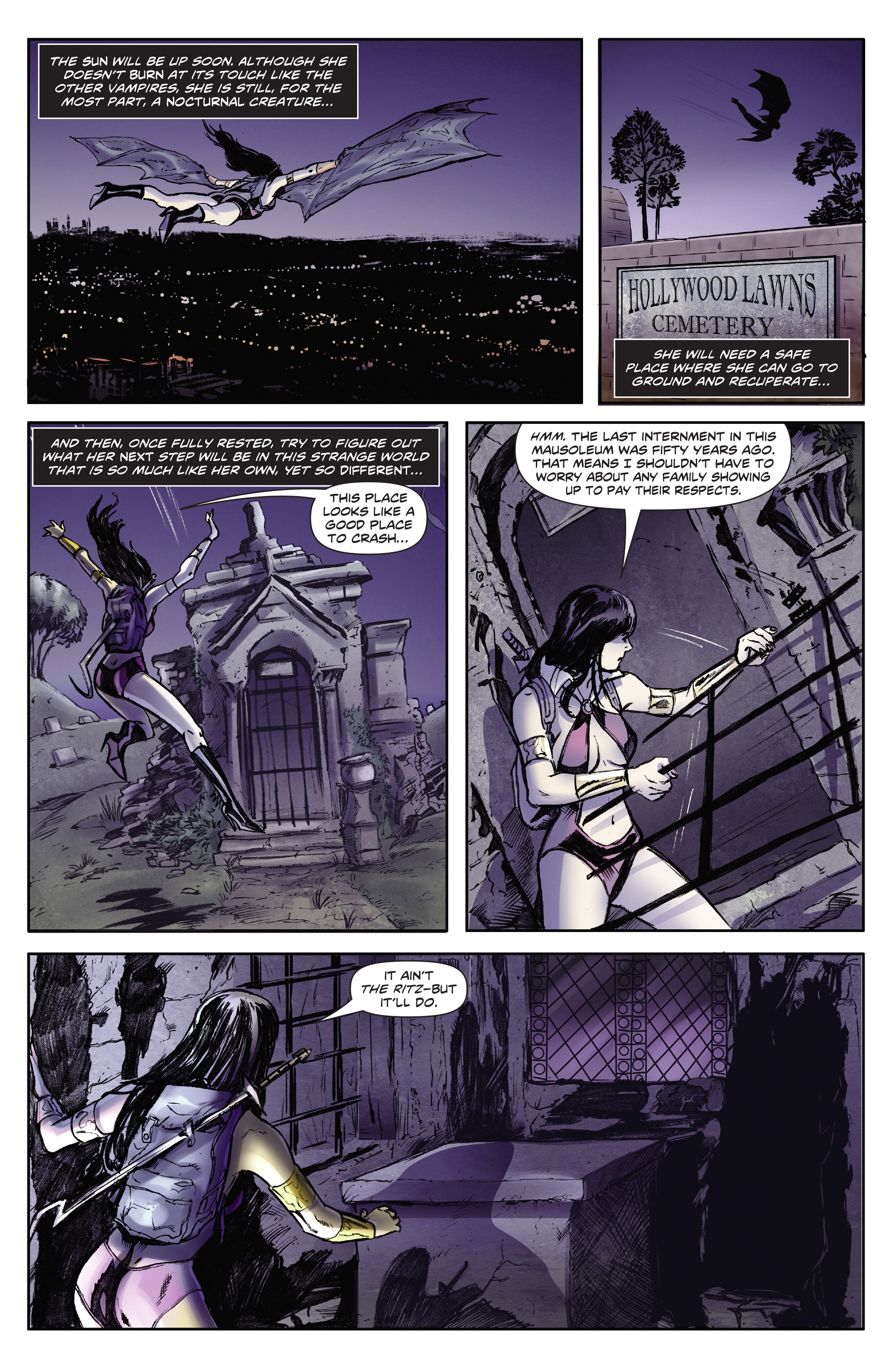 Read online Swords of Sorrow: Vampirella & Jennifer Blood comic -  Issue #2 - 7