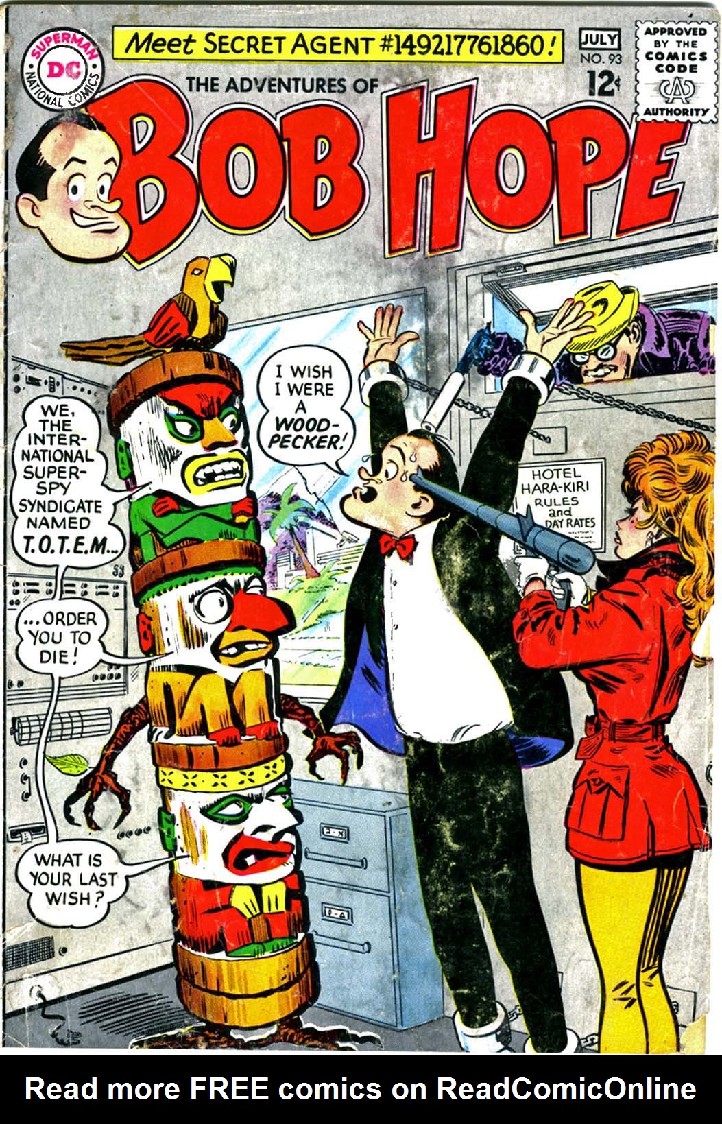 Read online The Adventures of Bob Hope comic -  Issue #93 - 1