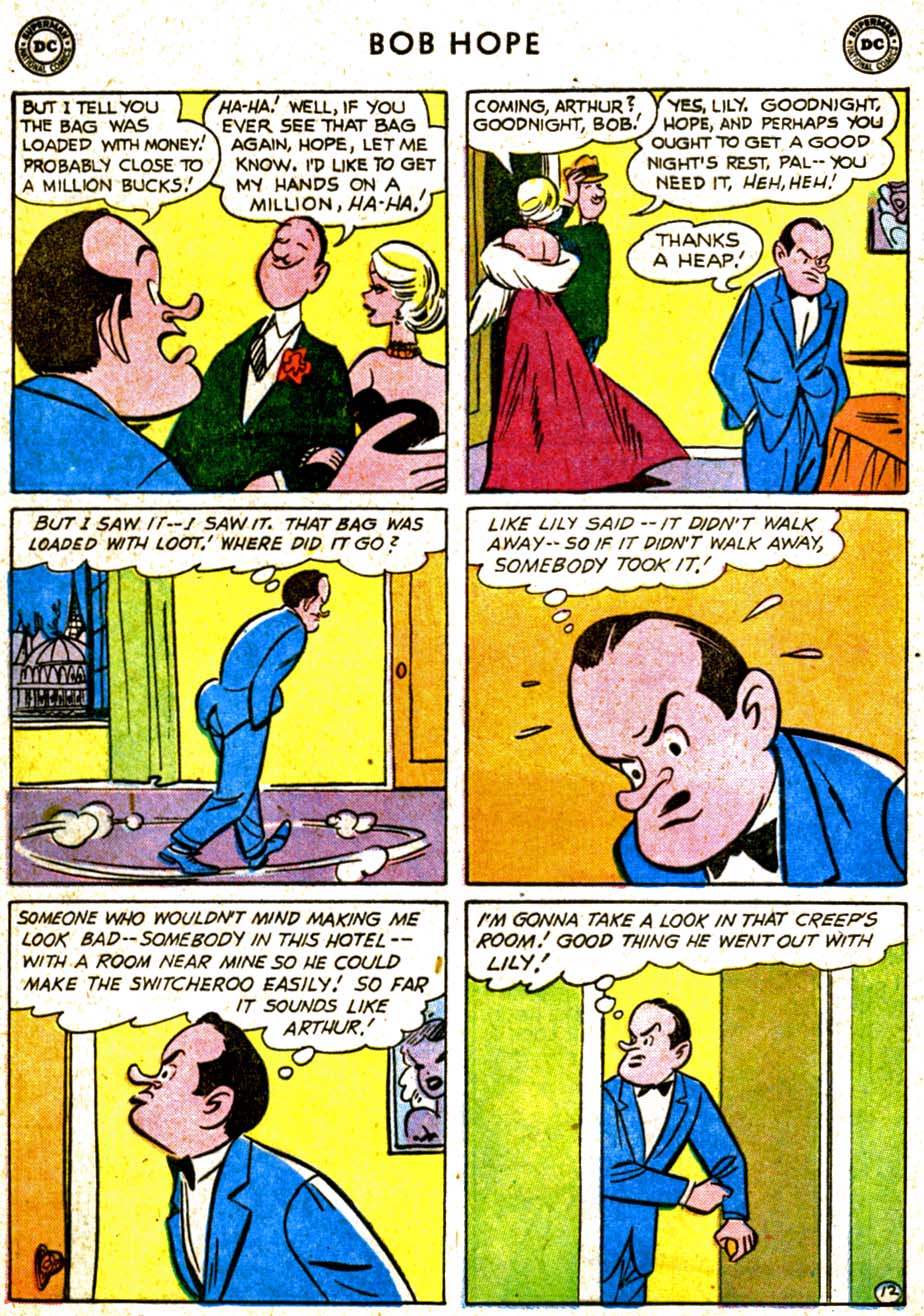 Read online The Adventures of Bob Hope comic -  Issue #66 - 16