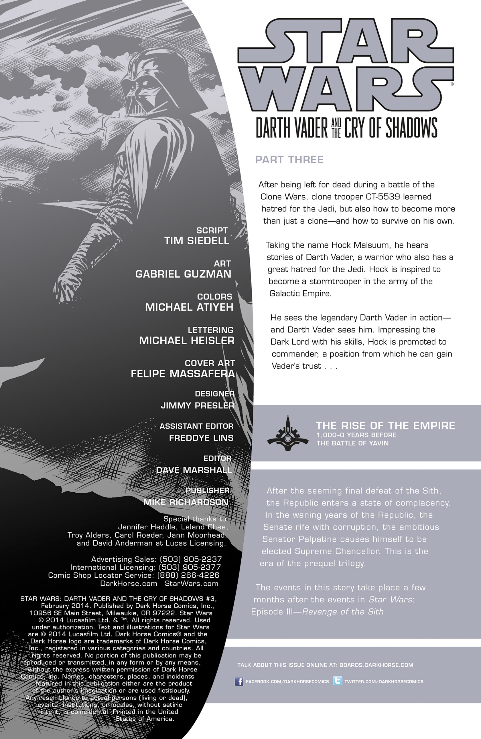 Read online Star Wars: Darth Vader and the Cry of Shadows comic -  Issue #3 - 2