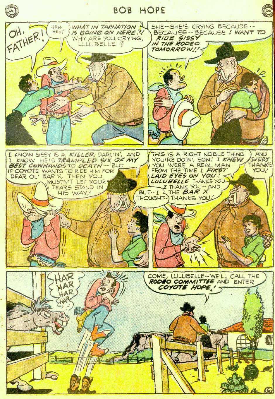 Read online The Adventures of Bob Hope comic -  Issue #6 - 41