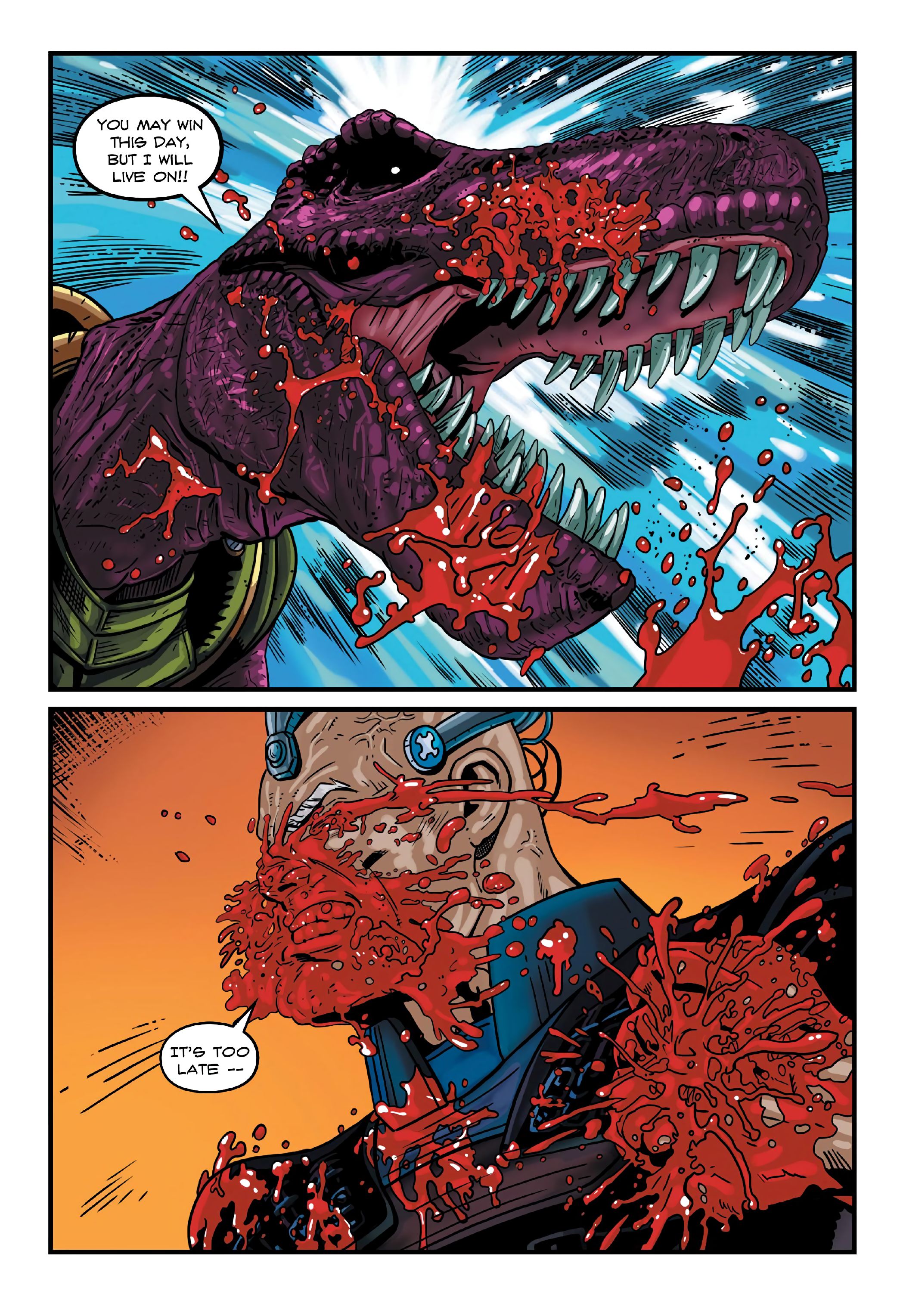 Read online Dinosaur Warrior comic -  Issue # TPB - 18
