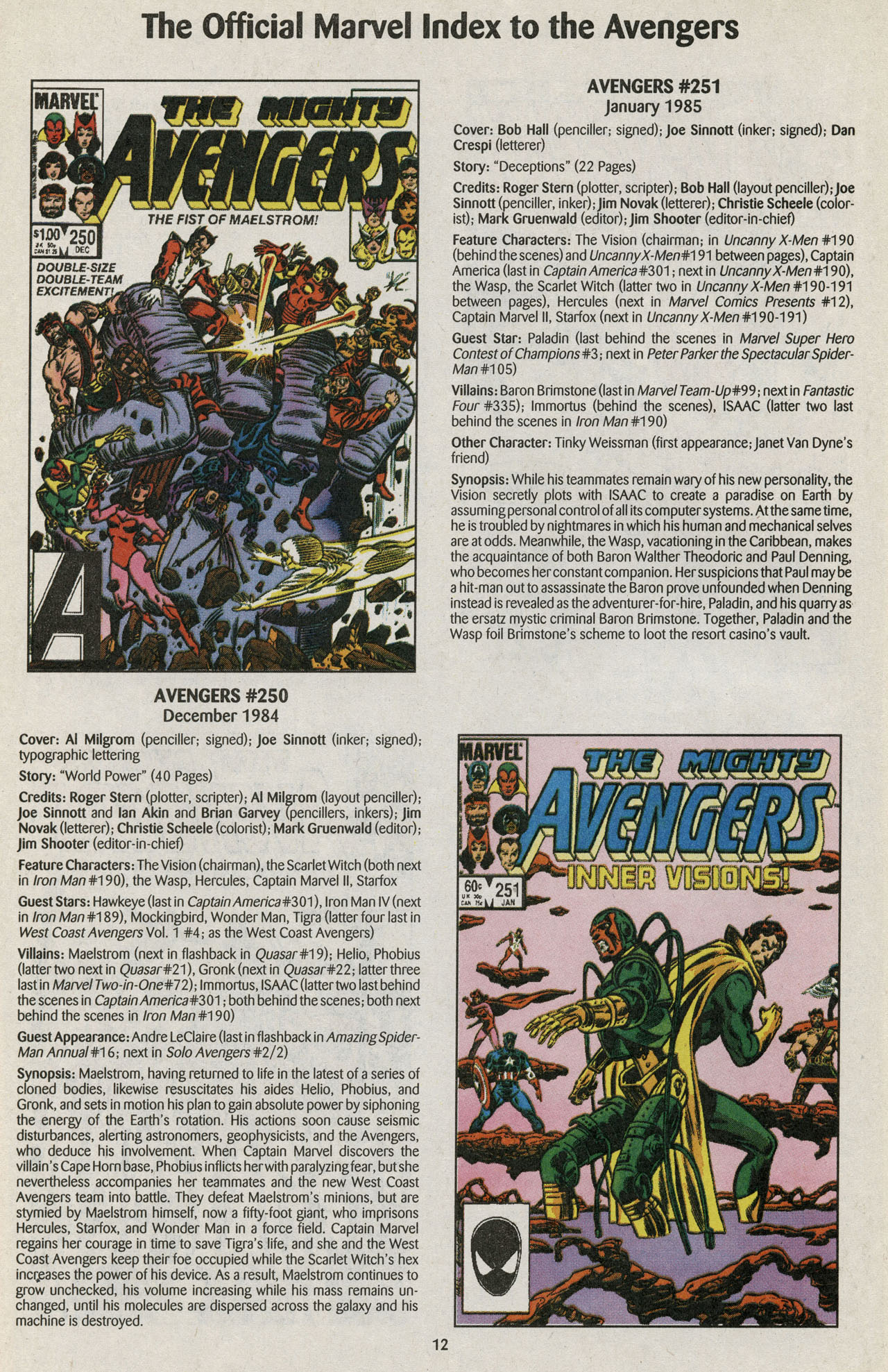 Read online The Official Marvel Index to the Avengers comic -  Issue #5 - 14