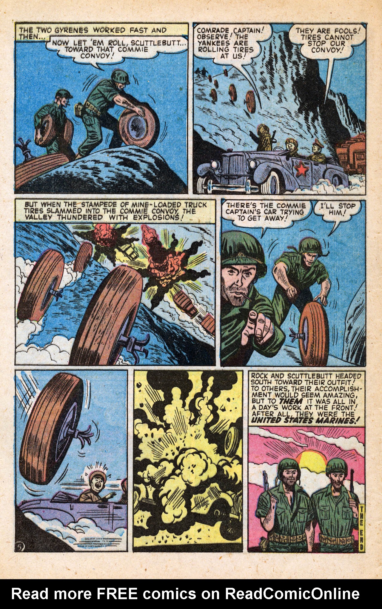 Read online Marines in Action comic -  Issue #5 - 32