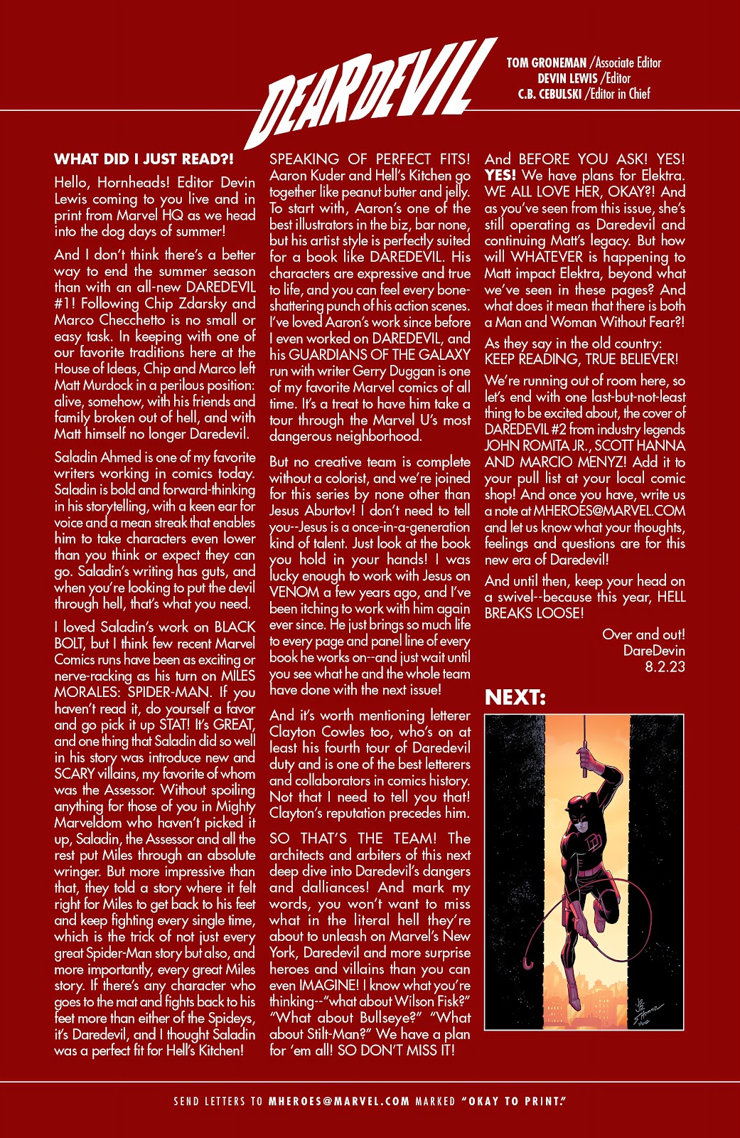 Daredevil (2023) issue 1 - Page 41