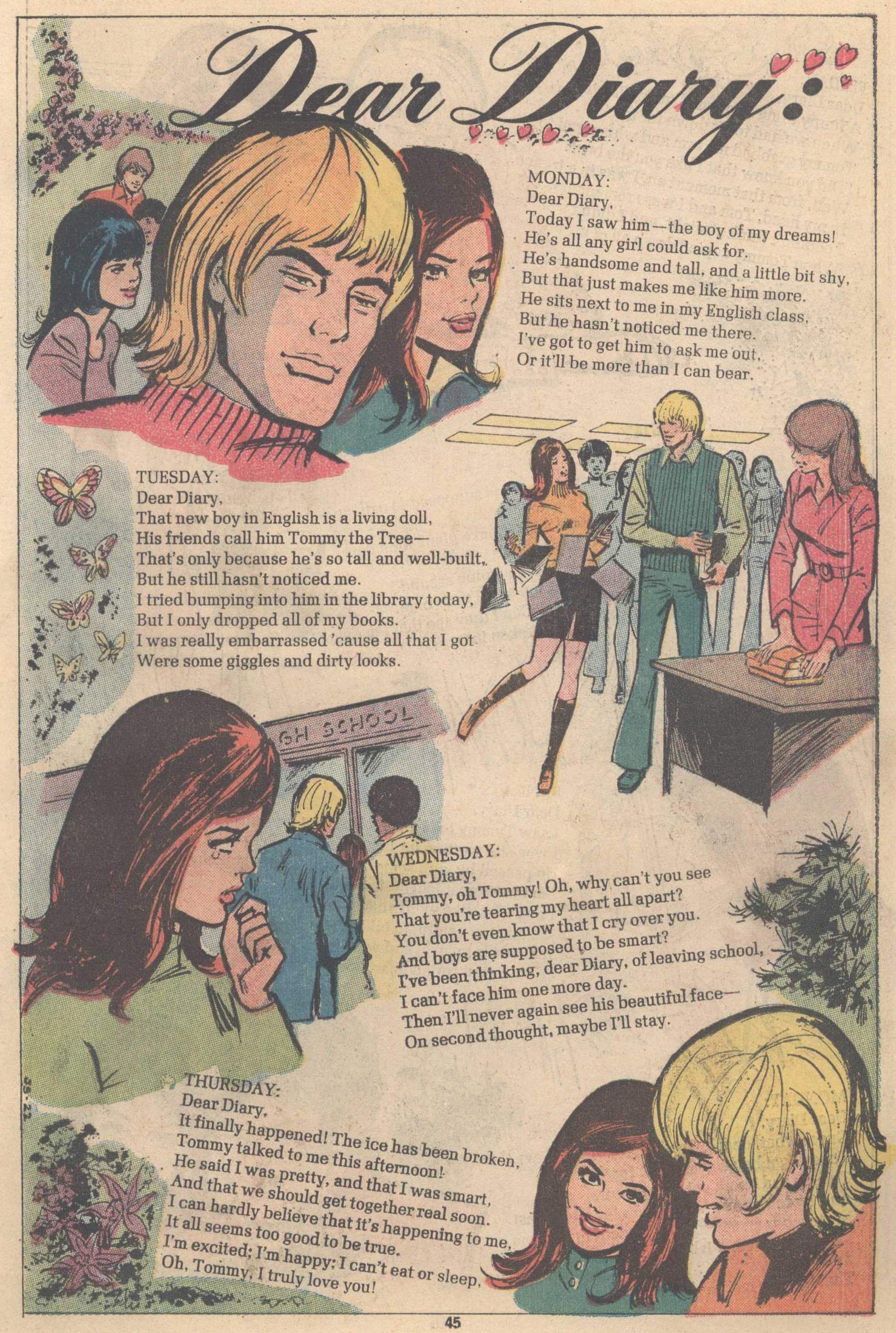 Read online Young Romance comic -  Issue #197 - 45
