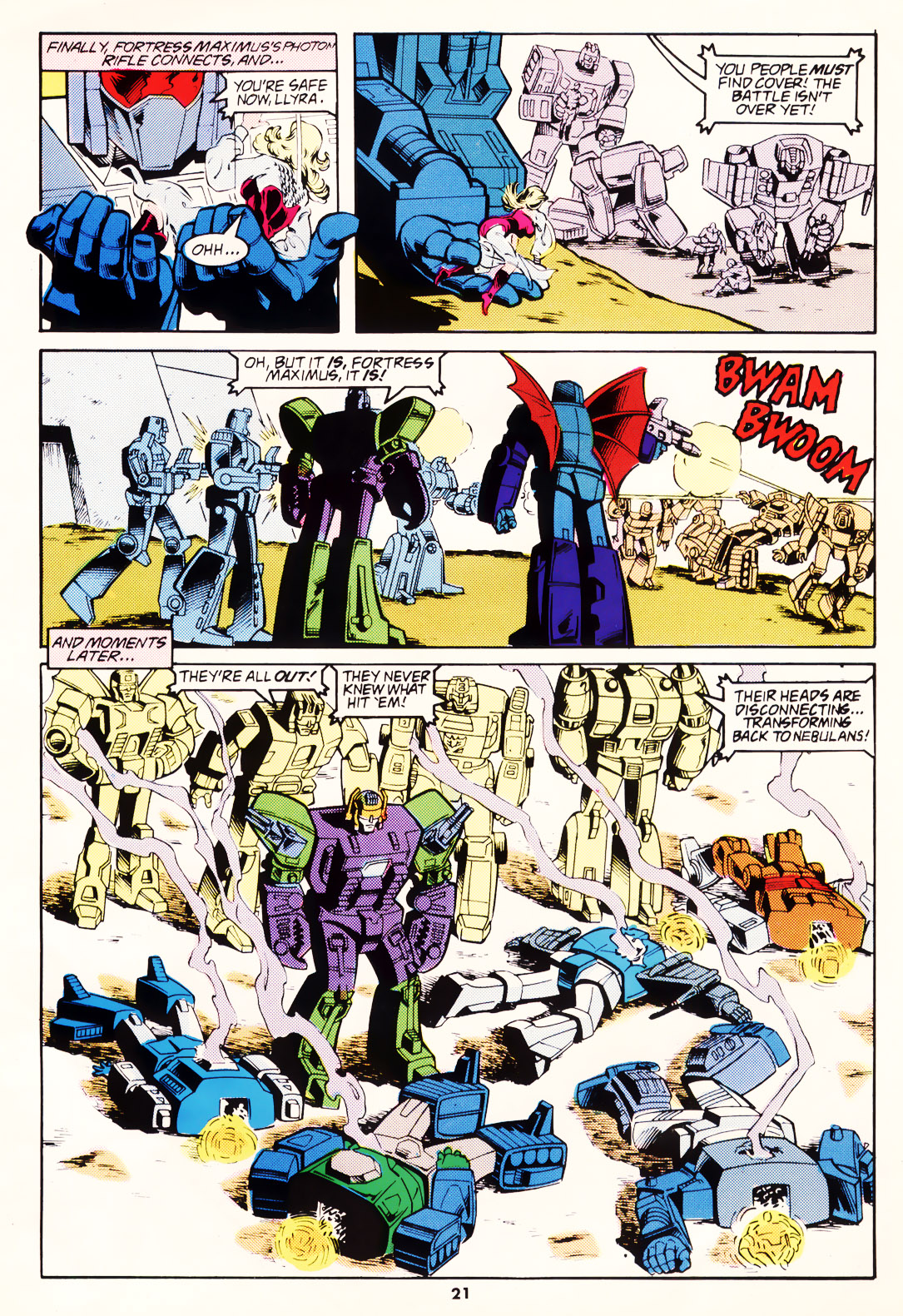 Read online The Transformers (UK) comic -  Issue #141 - 20