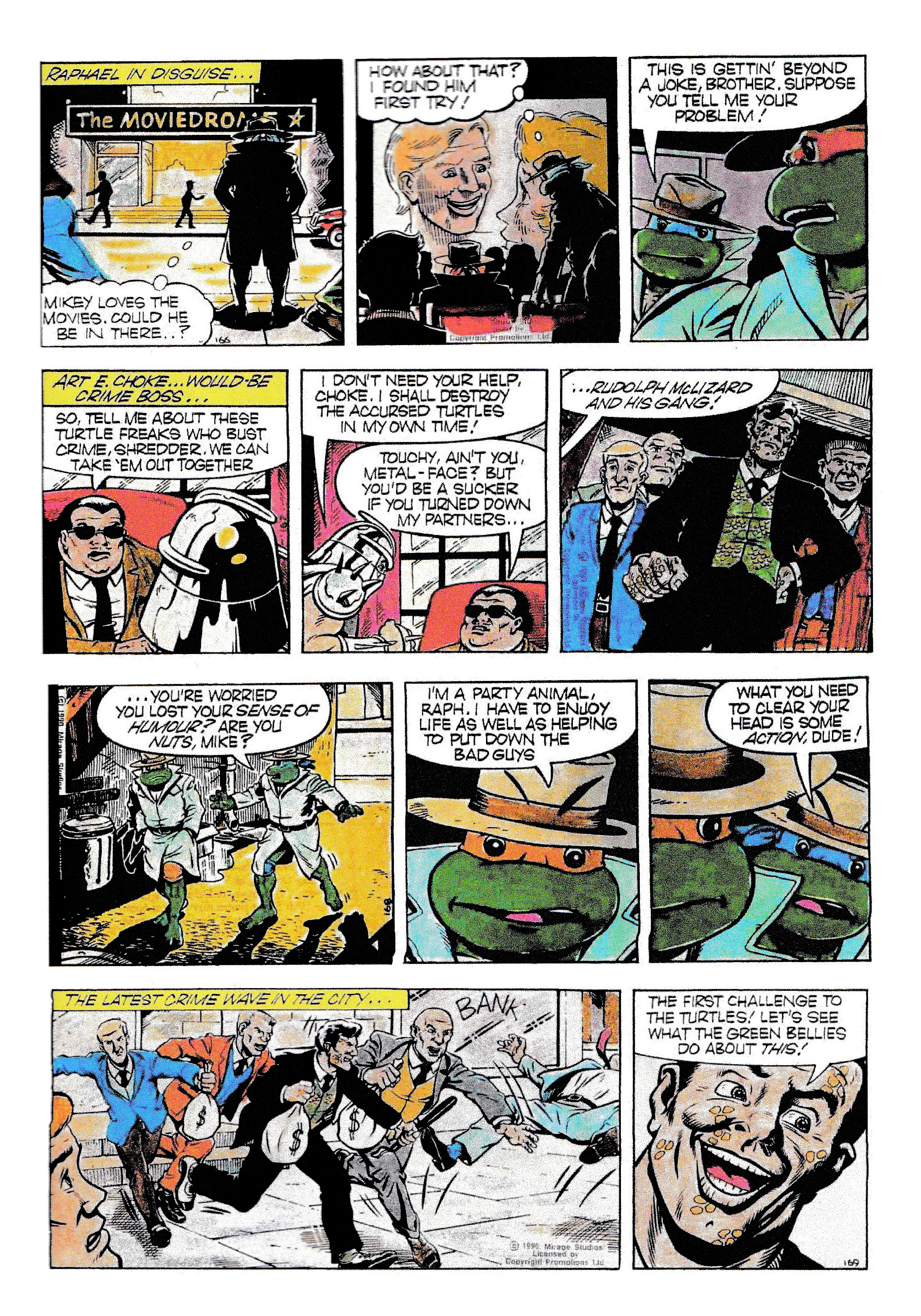 Read online Teenage Mutant Ninja Turtles: Complete Newspaper Daily Comic Strip Collection comic -  Issue # TPB 1 - 50