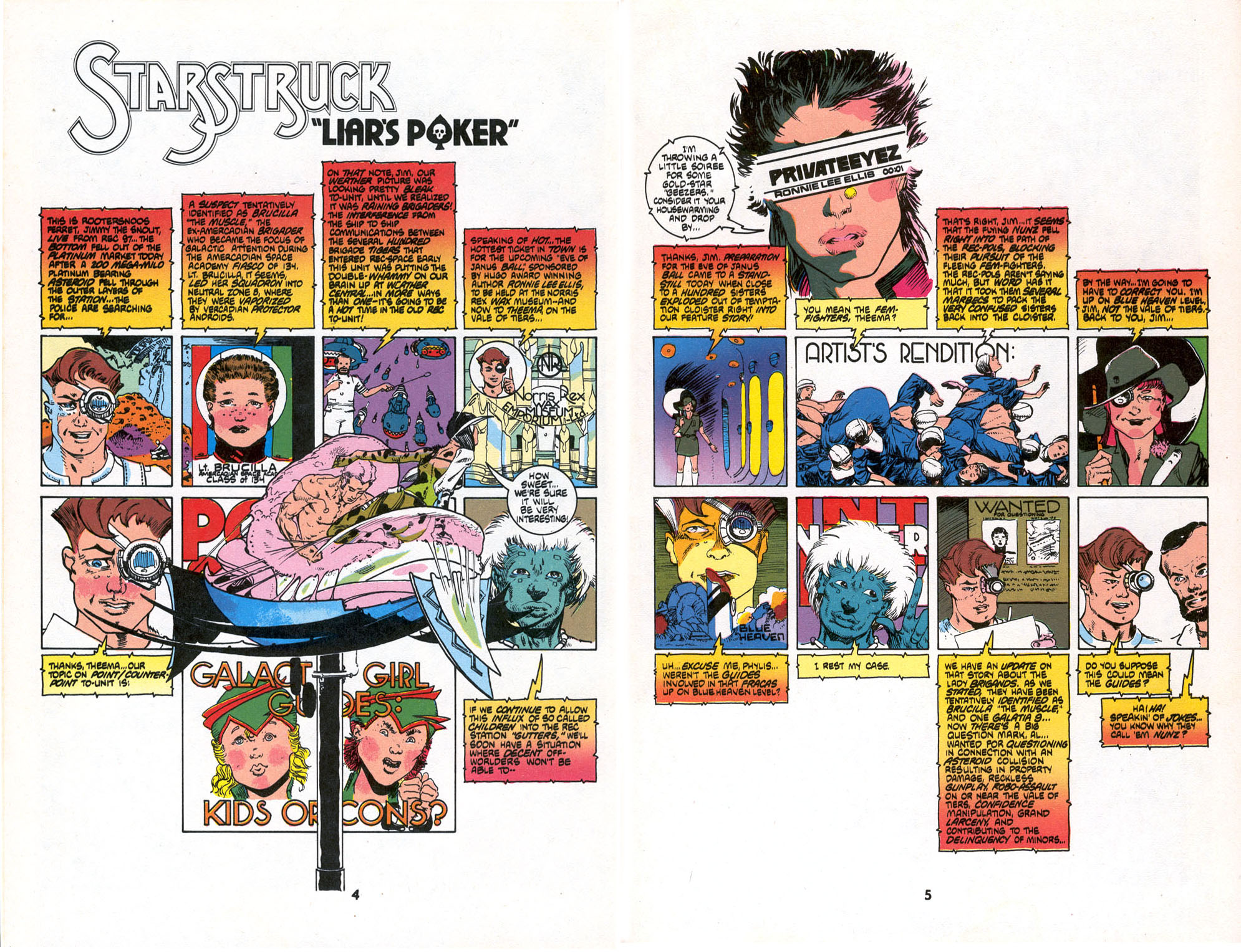 Read online Starstruck (1985) comic -  Issue #1 - 5