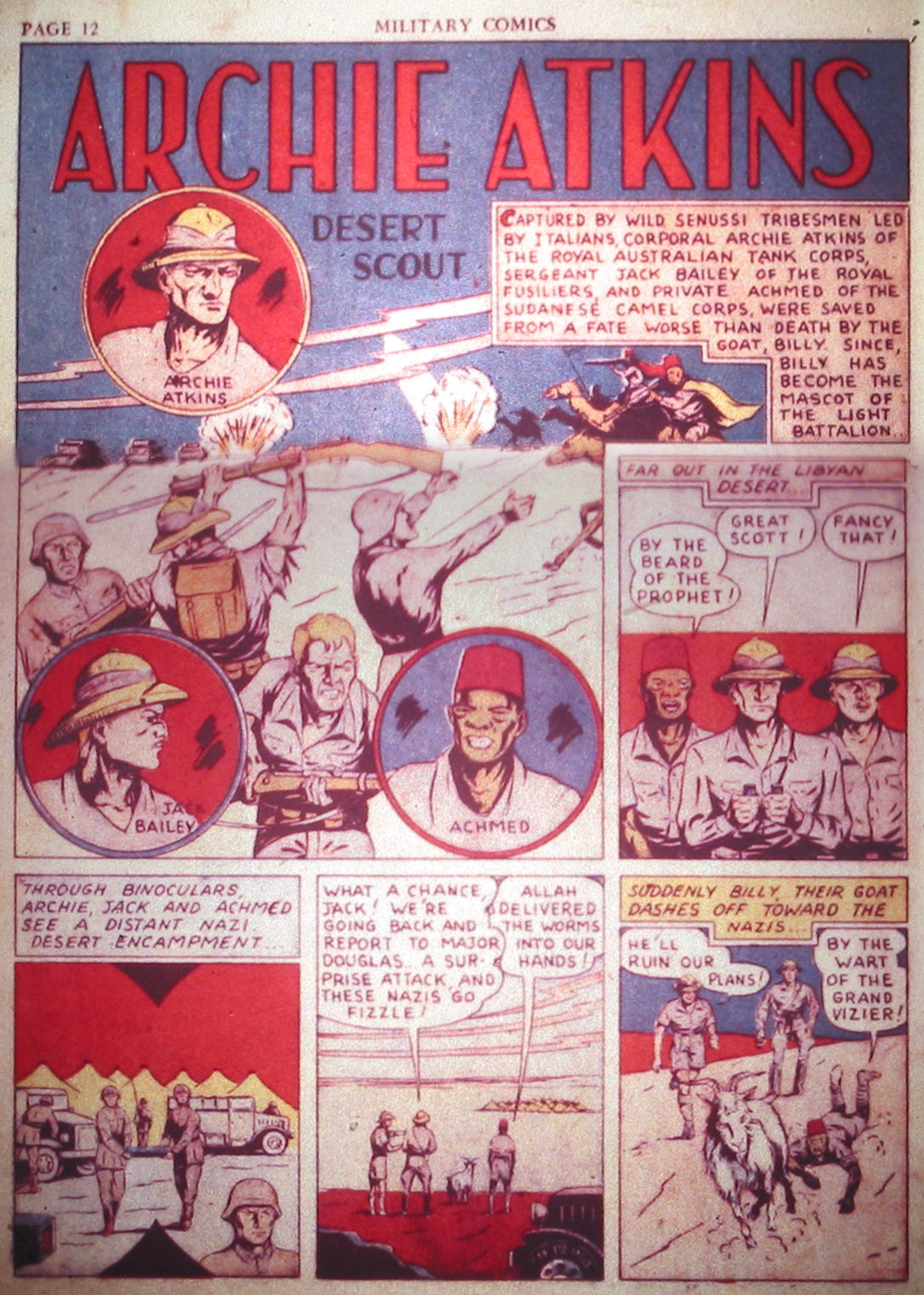 Read online Military Comics comic -  Issue #2 - 14