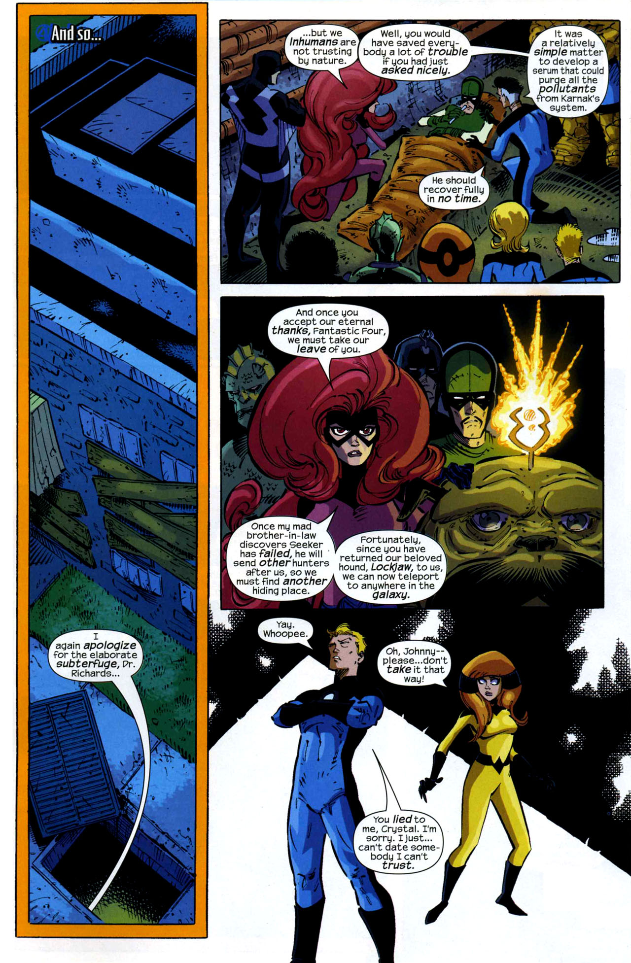 Read online Marvel Adventures Fantastic Four comic -  Issue #27 - 22