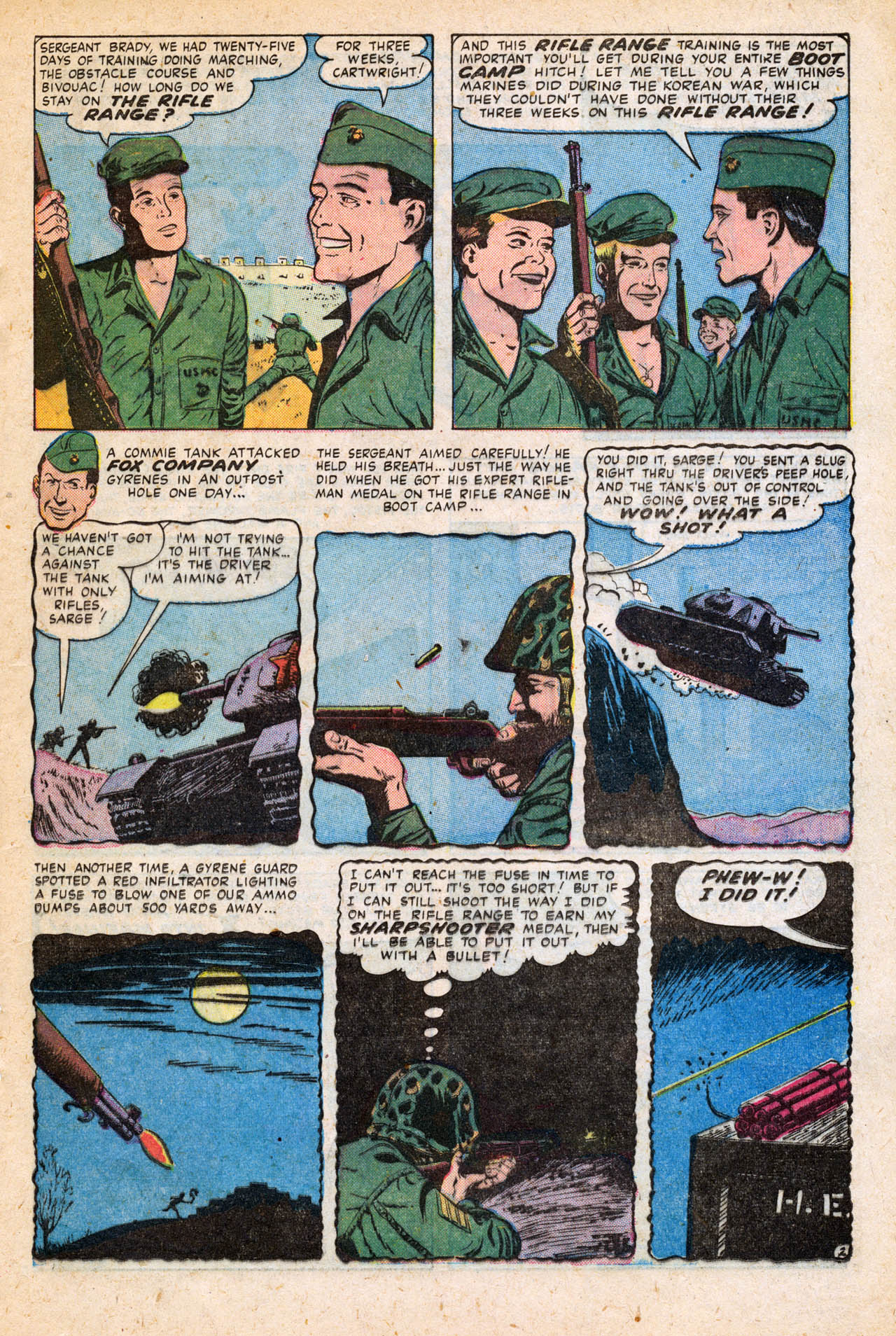 Read online Marines in Action comic -  Issue #5 - 17