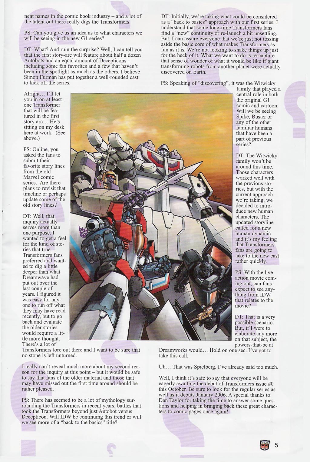 Read online Transformers: Collectors' Club comic -  Issue #4 - 5