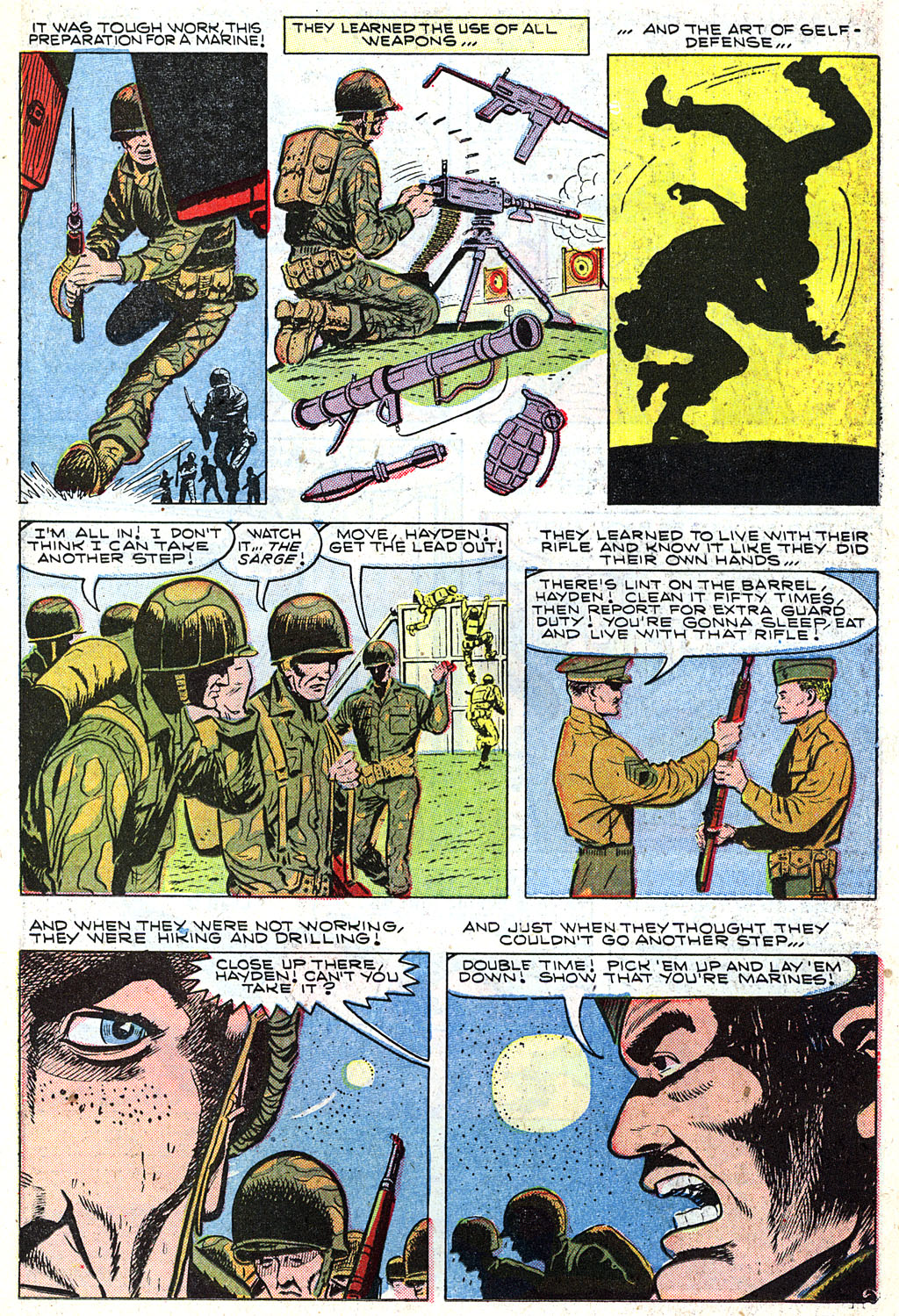 Read online Marines in Action comic -  Issue #2 - 11