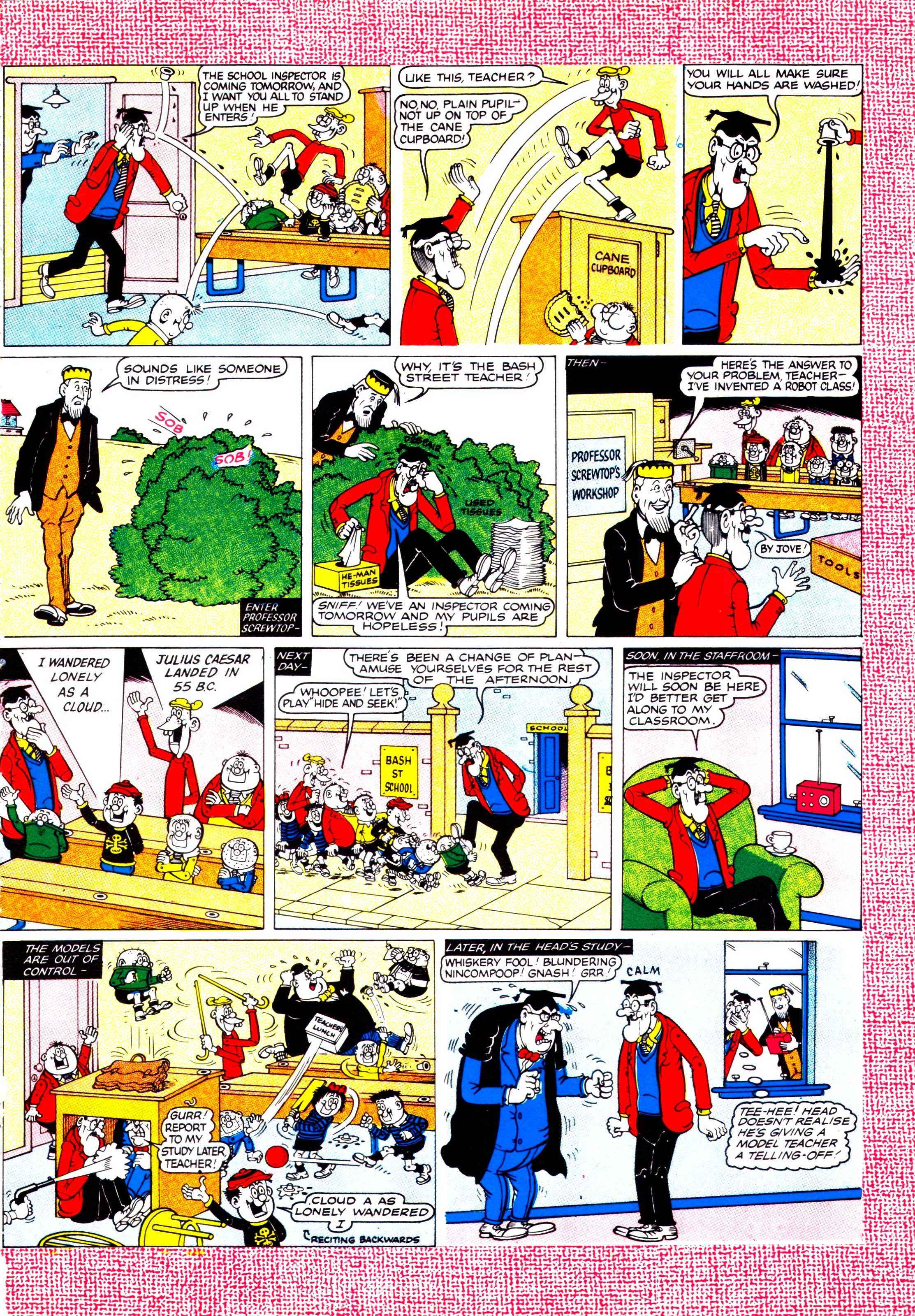 Read online Bash Street Kids comic -  Issue #1982 - 83