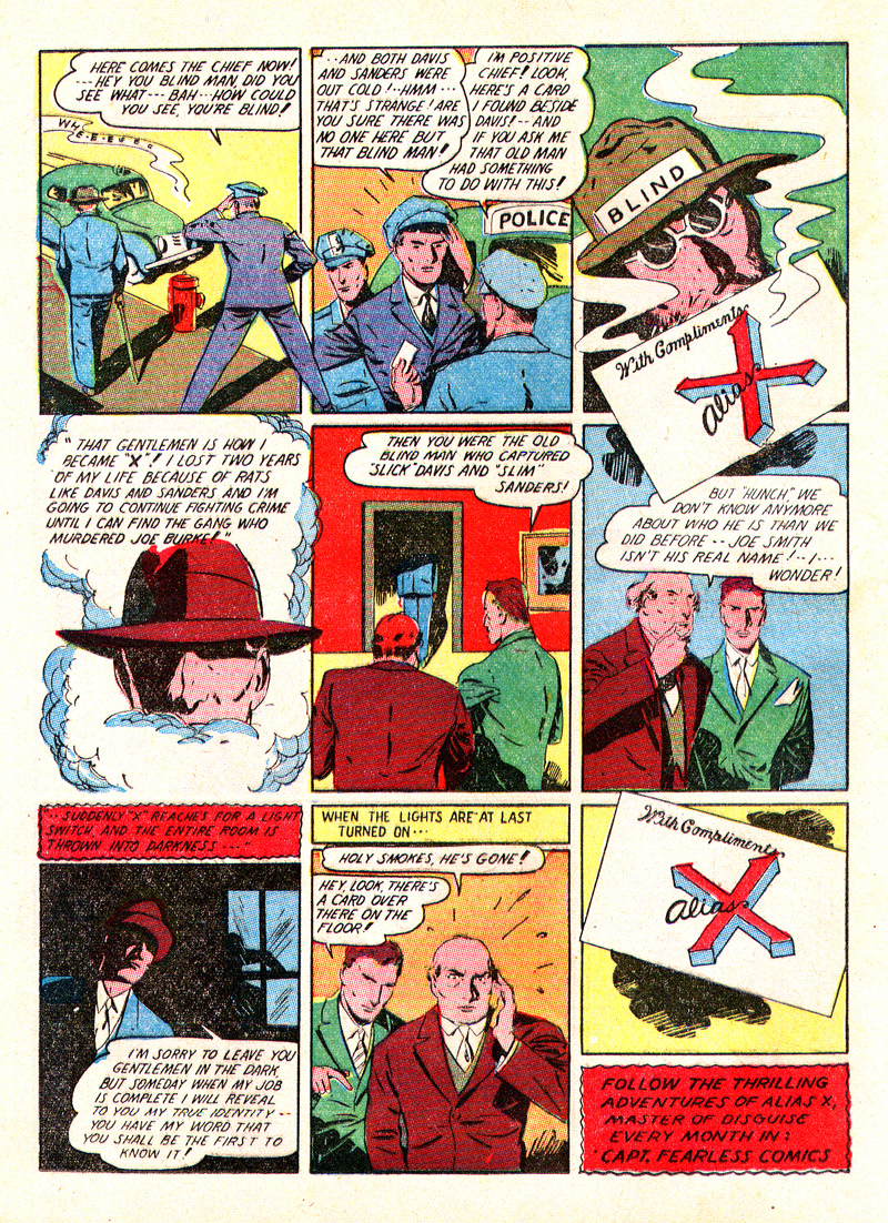 Read online Captain Fearless comic -  Issue #1 - 22