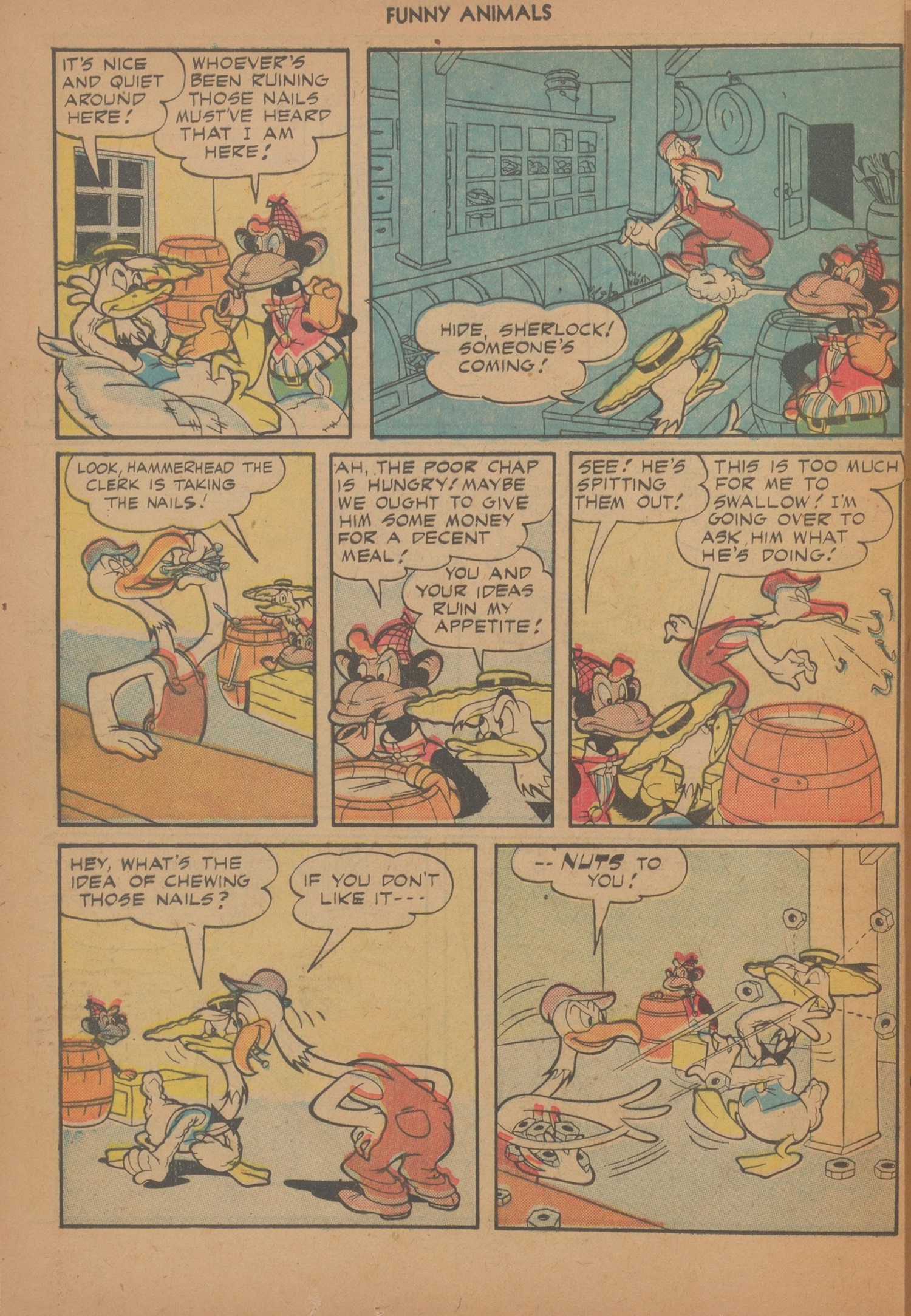 Read online Fawcett's Funny Animals comic -  Issue #61 - 20