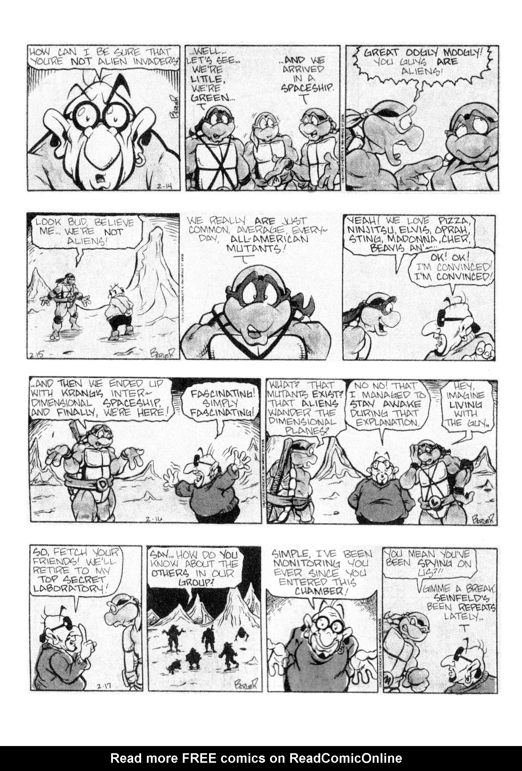 Read online Teenage Mutant Ninja Turtles: Complete Newspaper Daily Comic Strip Collection comic -  Issue # TPB 3 (Part 1) - 10