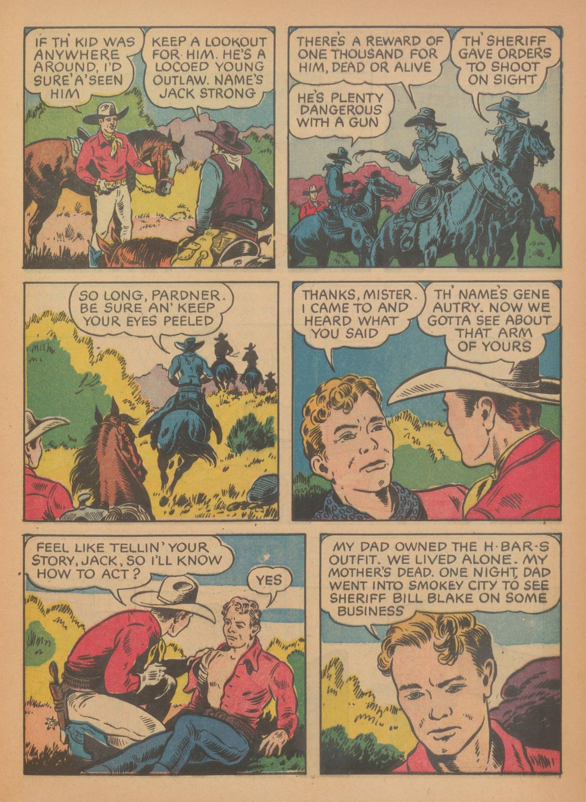 Read online Gene Autry Comics comic -  Issue #4 - 7