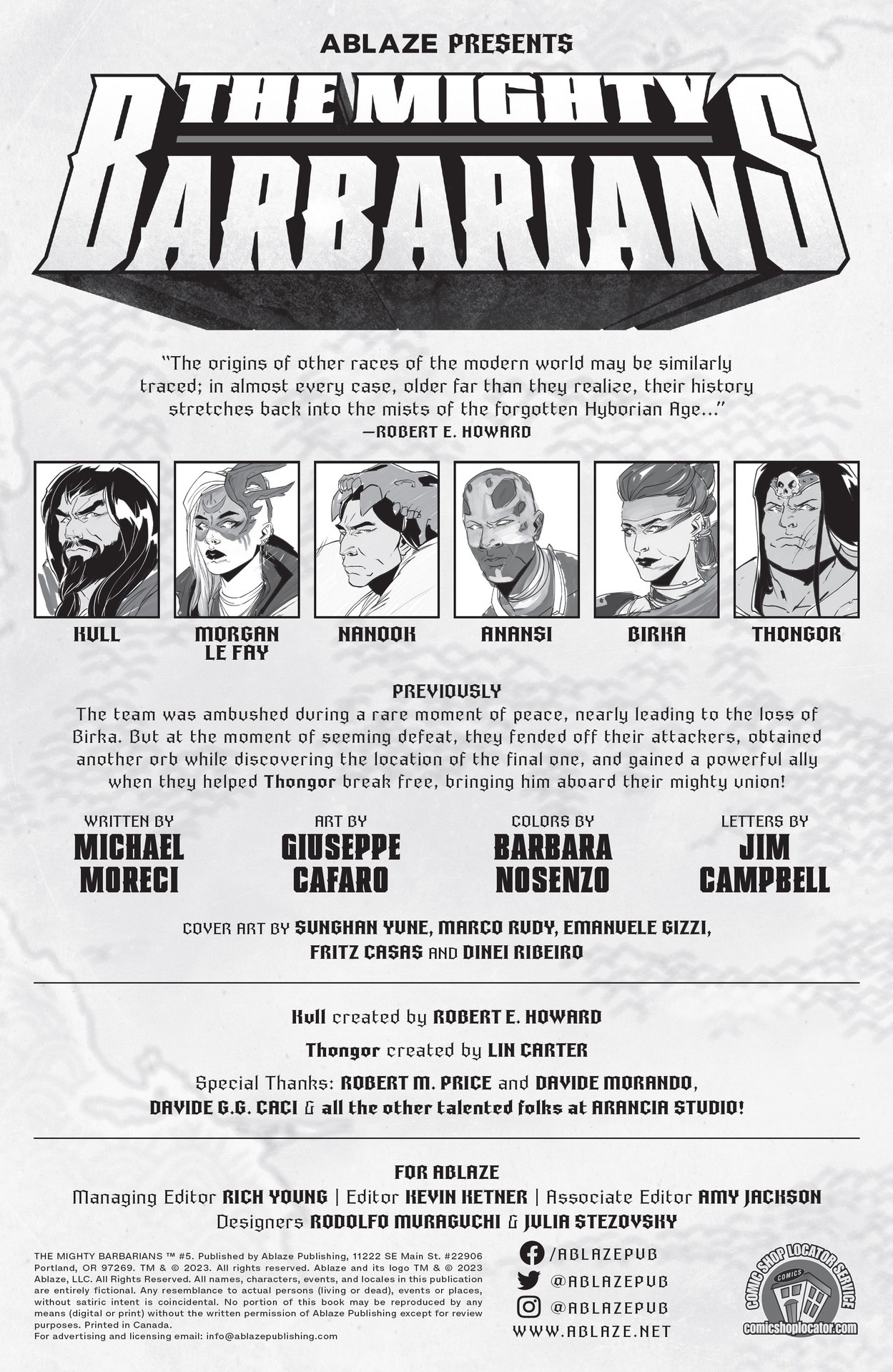 Read online The Mighty Barbarians comic -  Issue #5 - 2