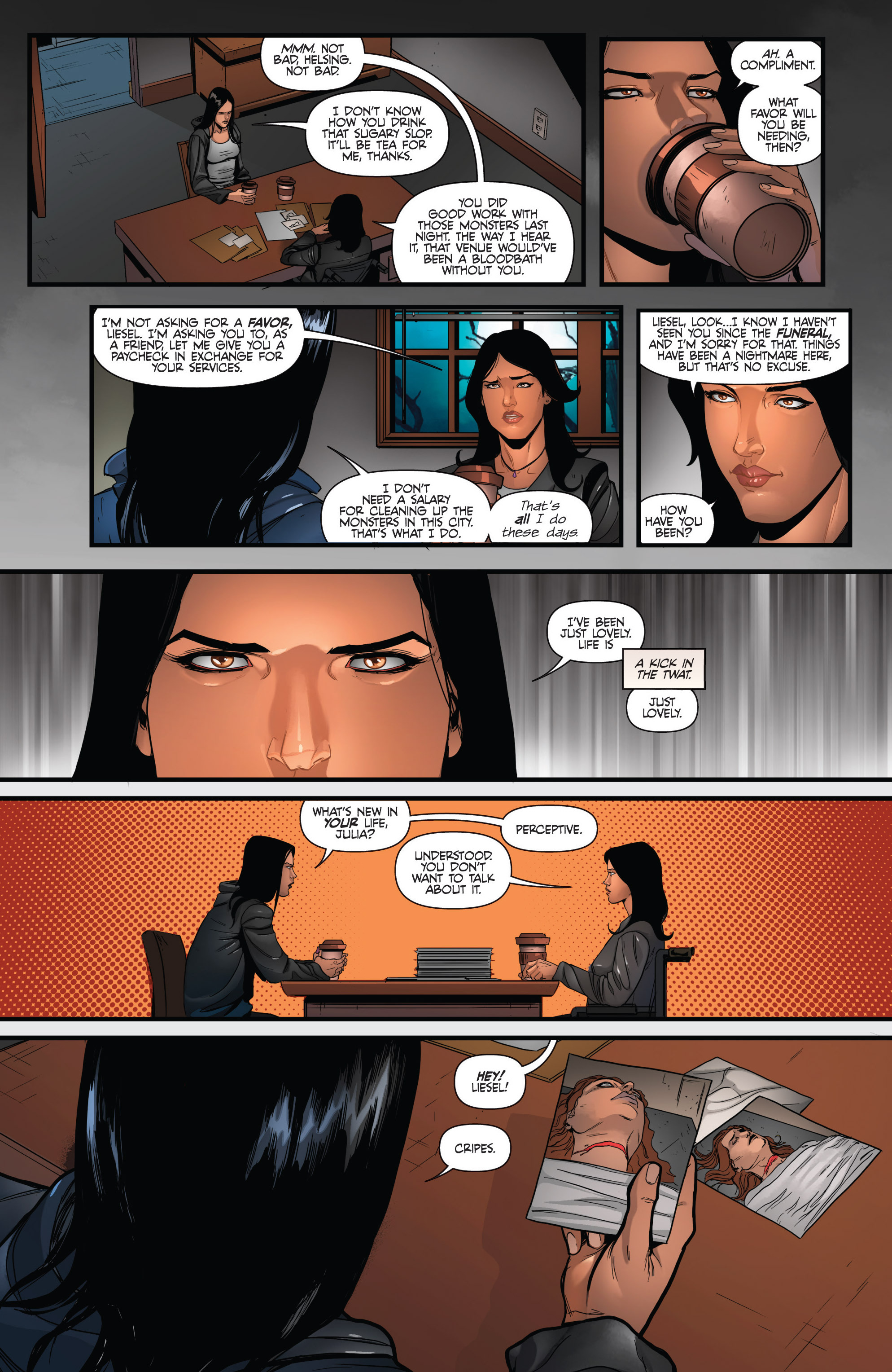 Read online Van Helsing vs The Mummy of Amun-Ra comic -  Issue #1 - 14