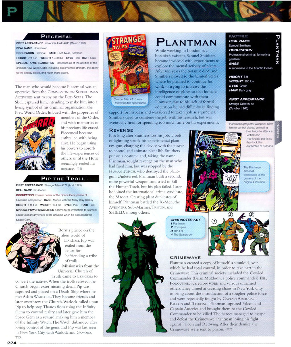 Read online The Marvel Encyclopedia comic -  Issue # TPB - 219