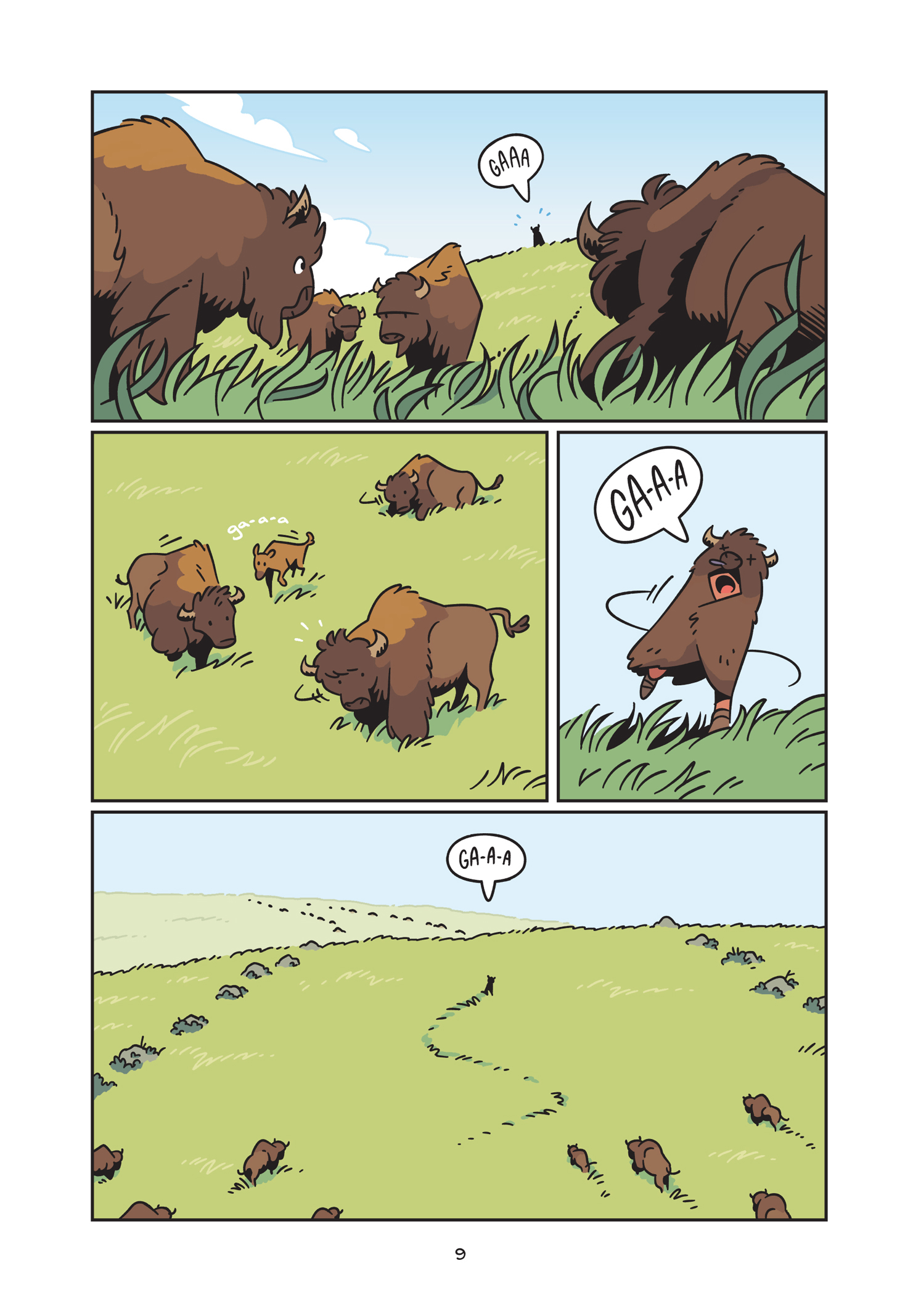 Read online History Comics comic -  Issue # The American Bison - The Buffalos Survival Tale - 15